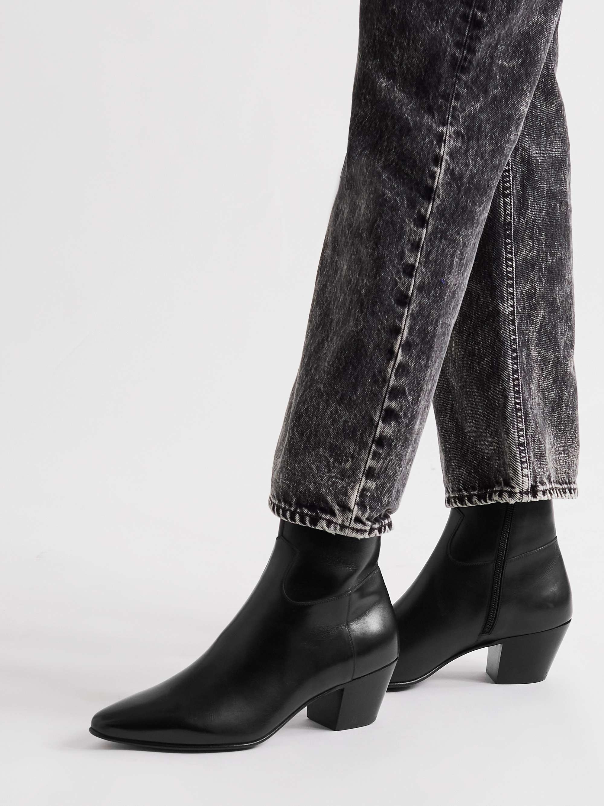 CELINE HOMME Jacno Leather Boots