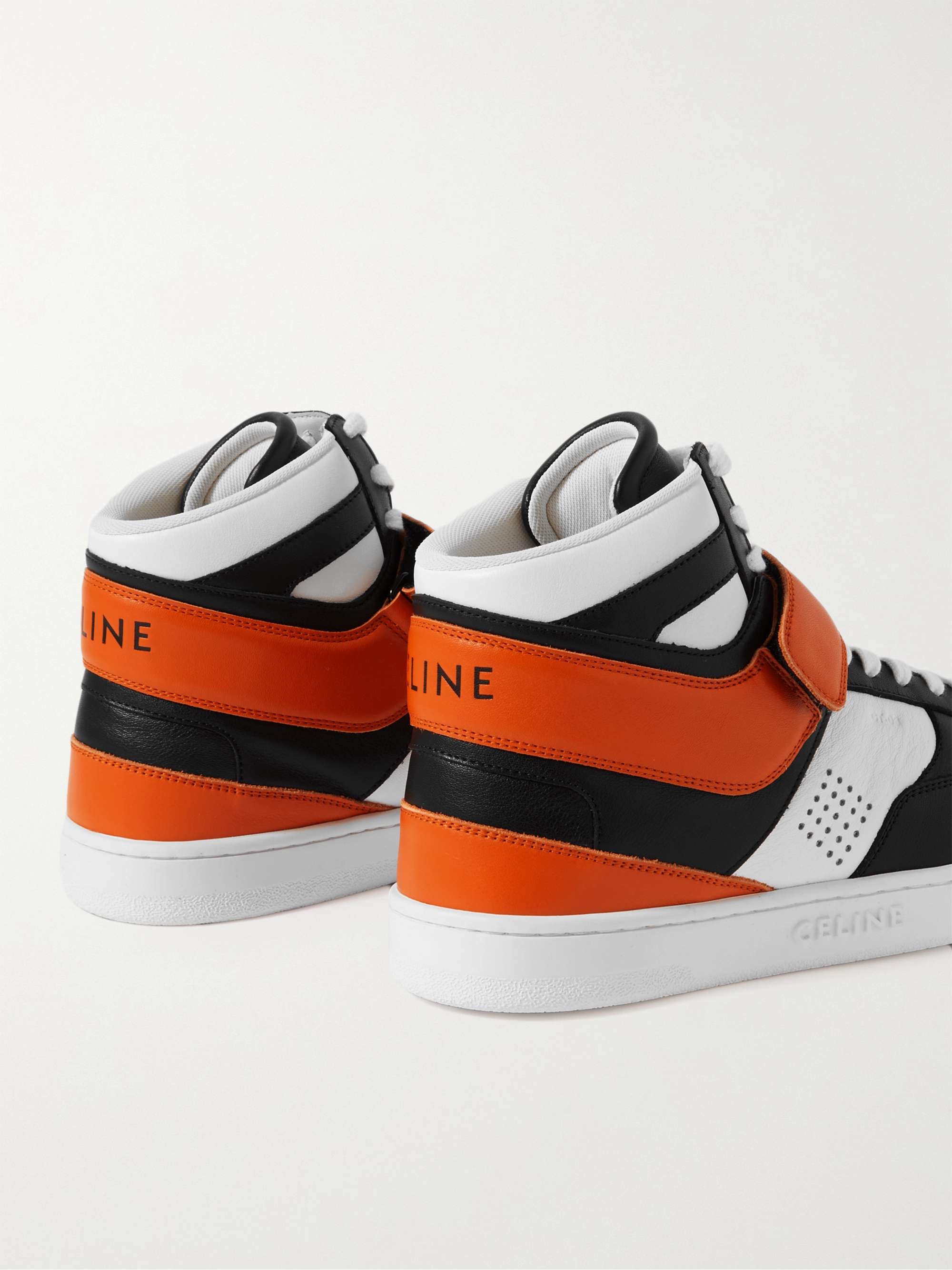 CELINE CT-03 Leather High-Top Sneakers