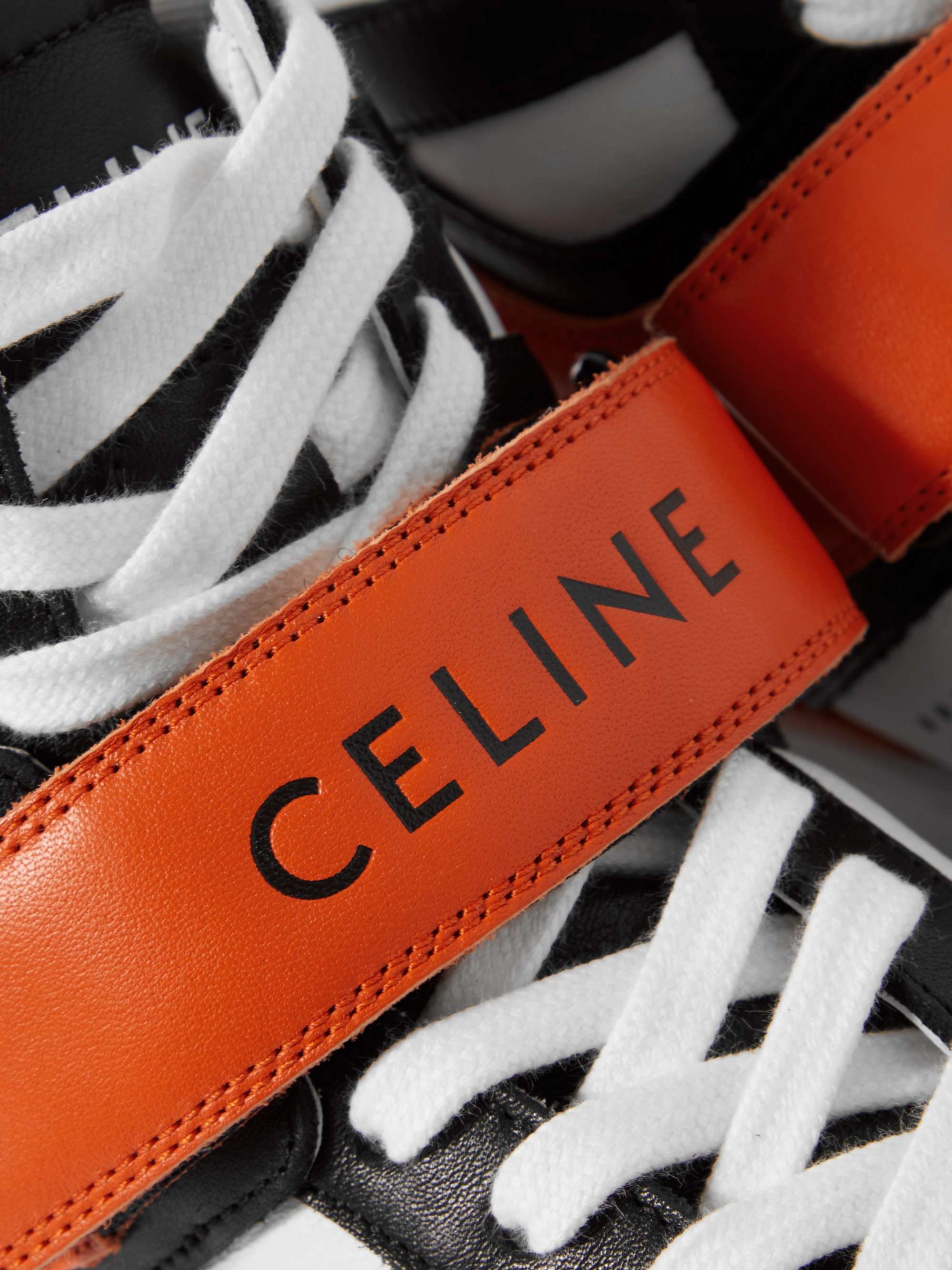 CELINE CT-03 Leather High-Top Sneakers
