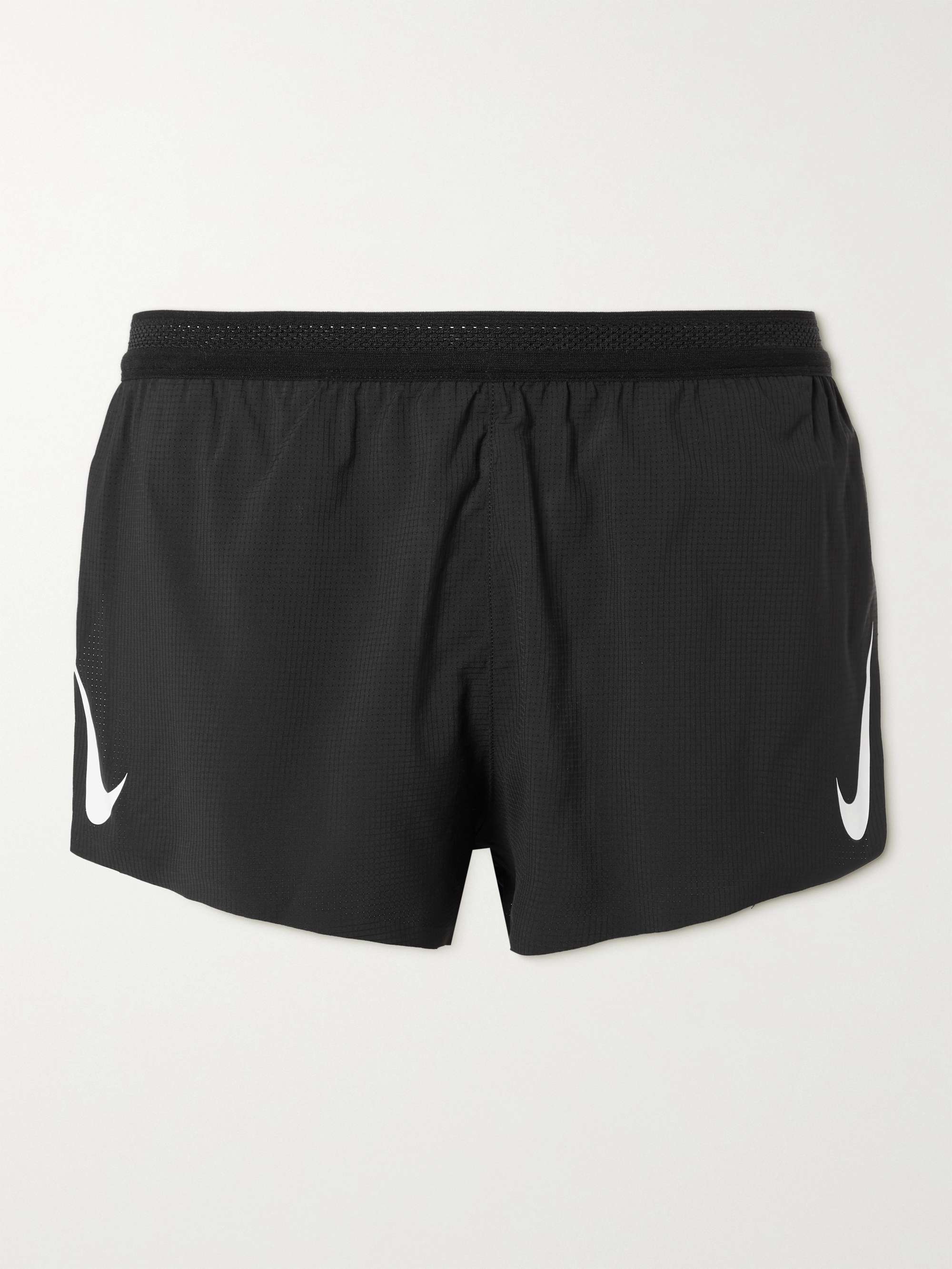 Nike, AeroSwift Men's 2 Brief-Lined Running Shorts, Black