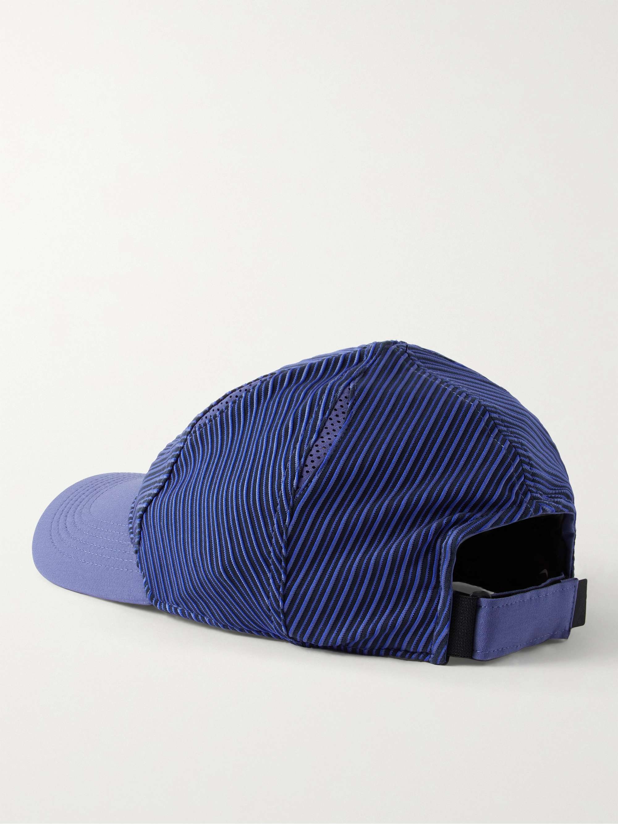 NIKE TENNIS NikeCourt Aerobill Logo-Print Striped Dri-FIT Tennis Cap