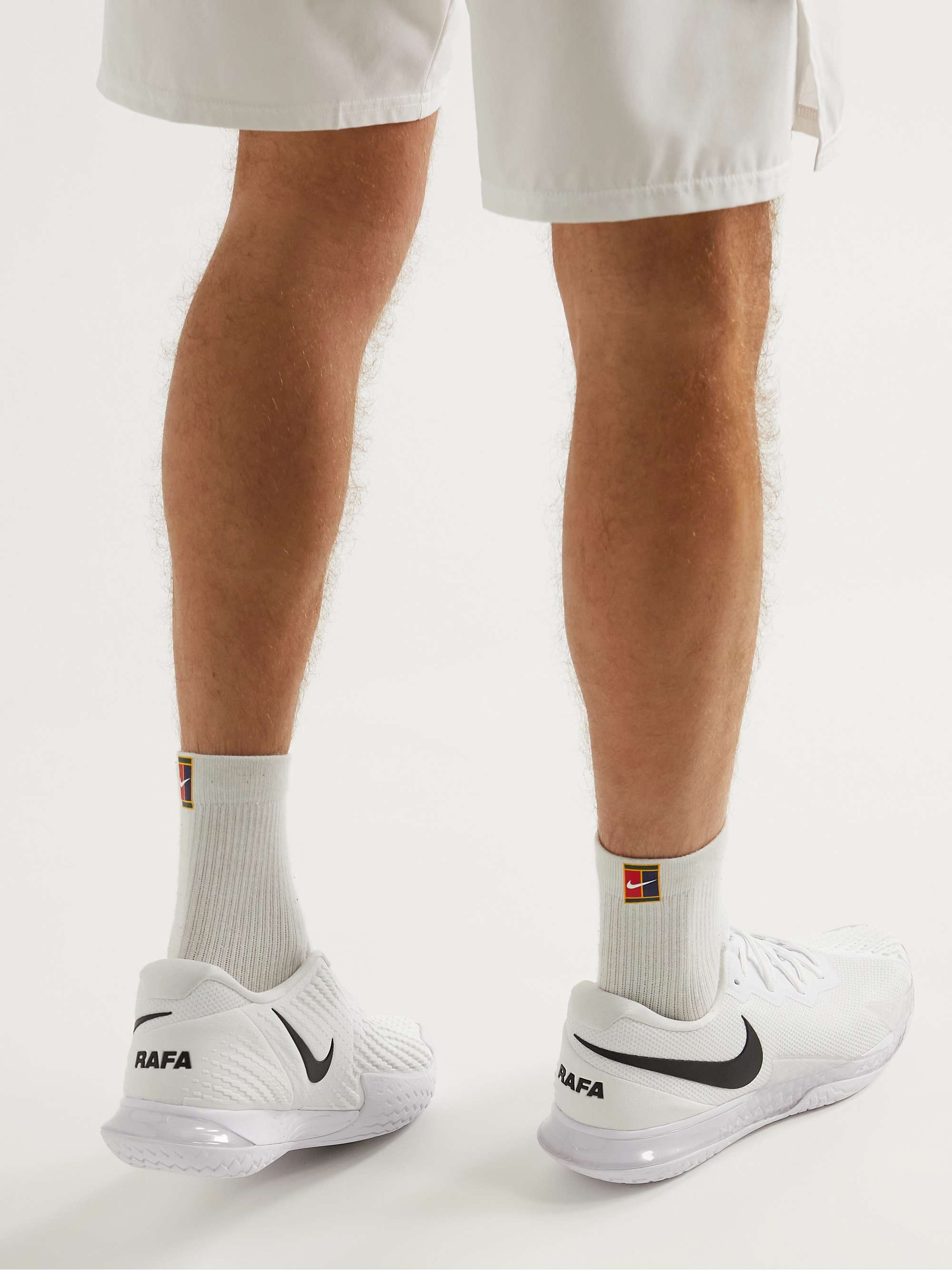 NIKE TENNIS NikeCourt Air Zoom Vapor Cage 4 Rubber and Mesh Tennis Sneakers