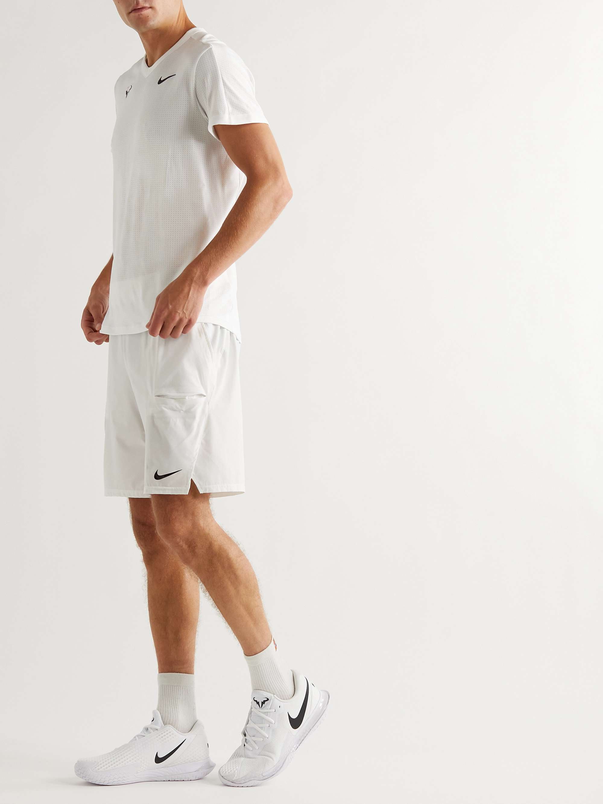 NIKE TENNIS NikeCourt Air Zoom Vapor Cage 4 Rubber and Mesh Tennis Sneakers