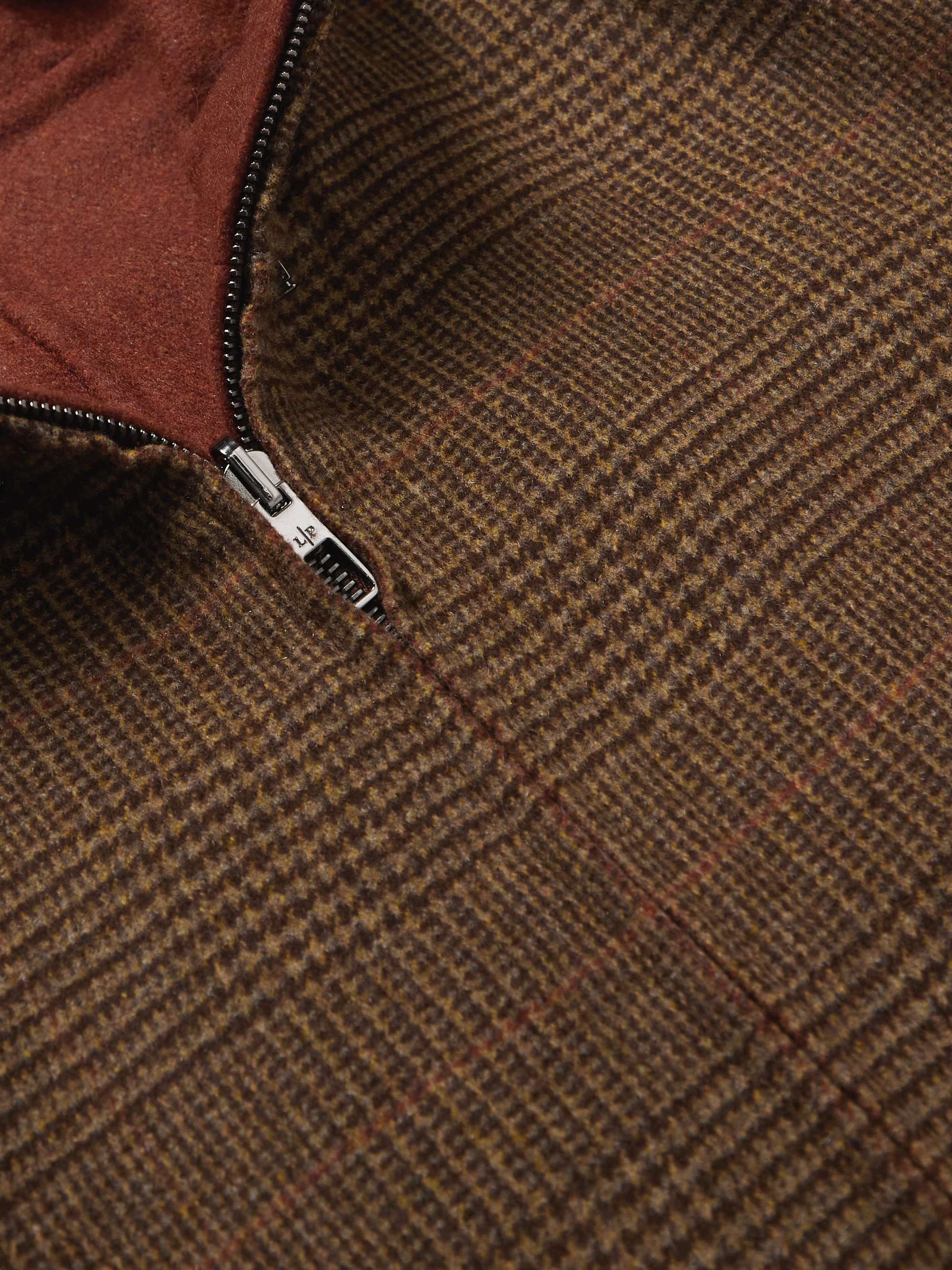 LORO PIANA Haldon Reversible Checked Cashmere Hooded Jacket