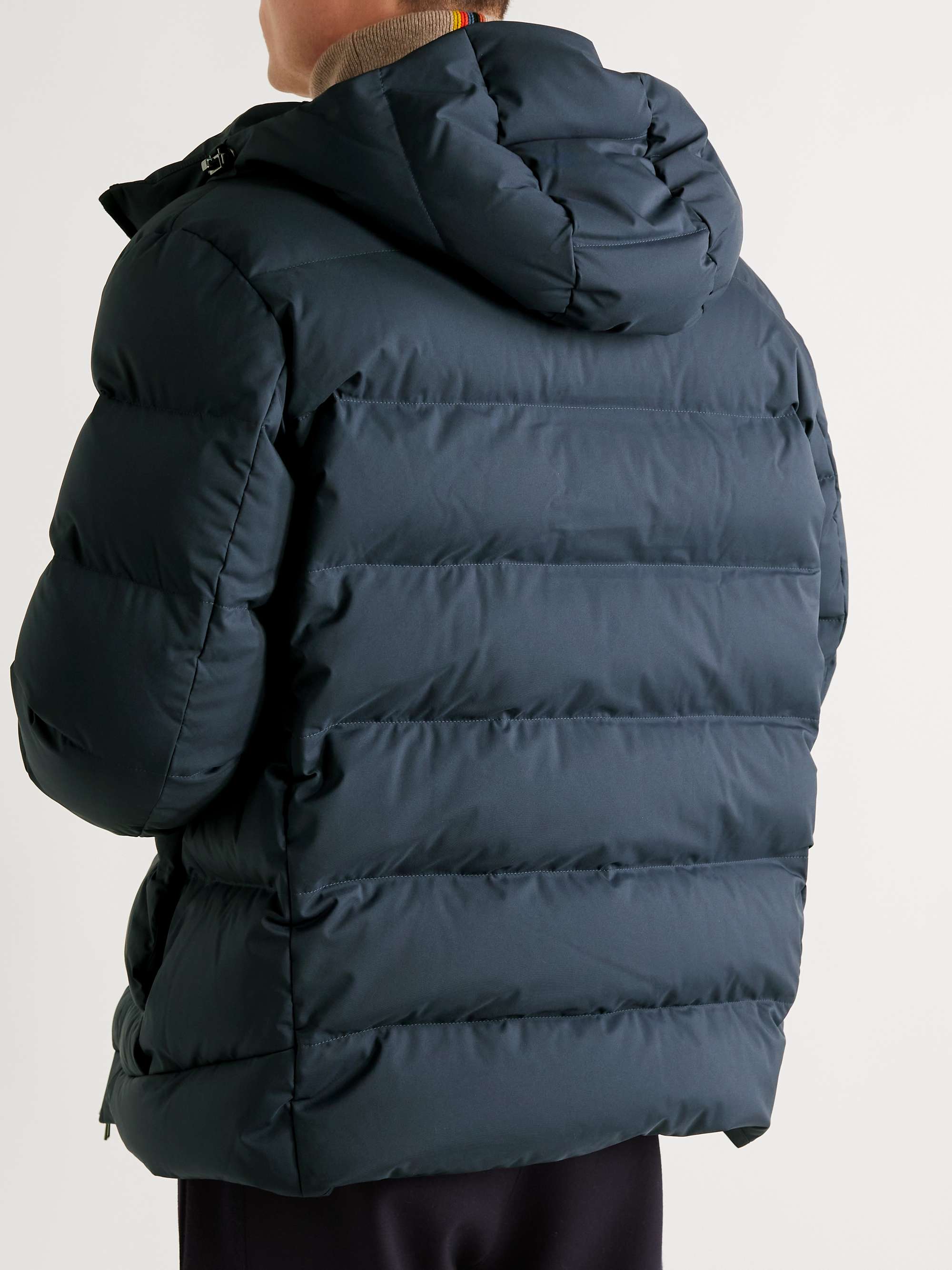 LORO PIANA Fillmore Slim-Fit Quilted Storm System Shell Hooded Down Jacket