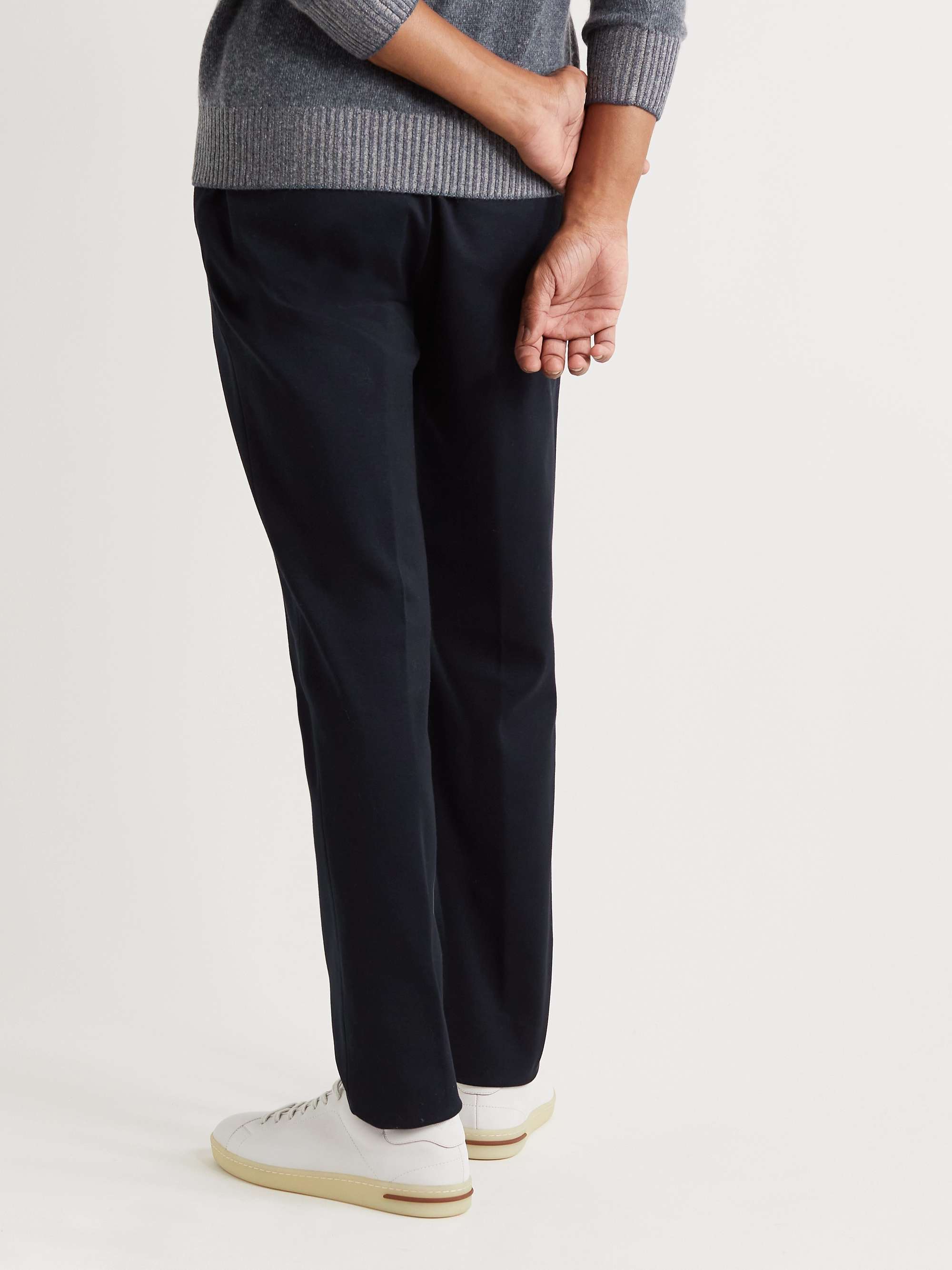 LORO PIANA Leisure City Cotton-Jersey Trousers