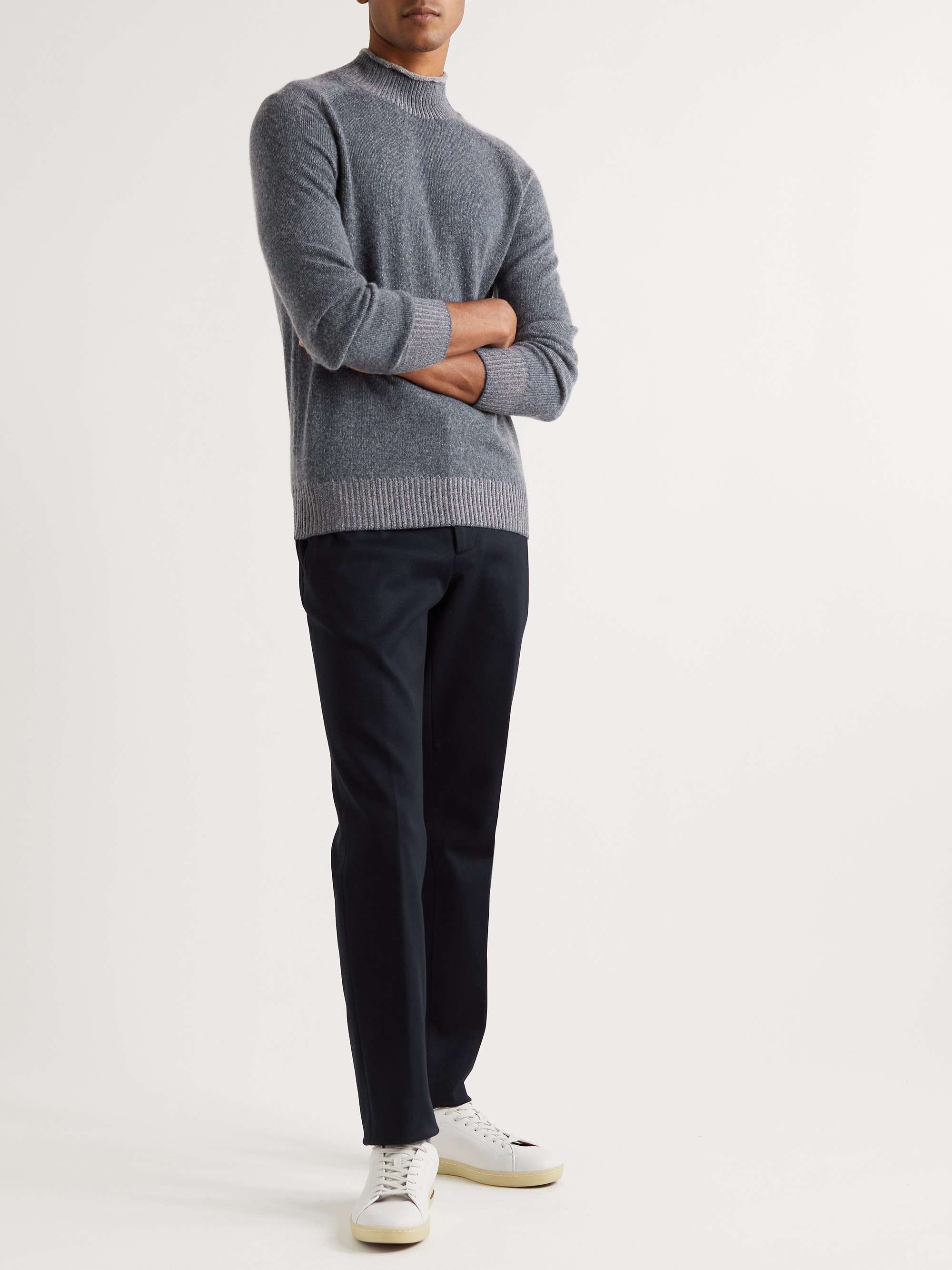 LORO PIANA Leisure City Cotton-Jersey Trousers