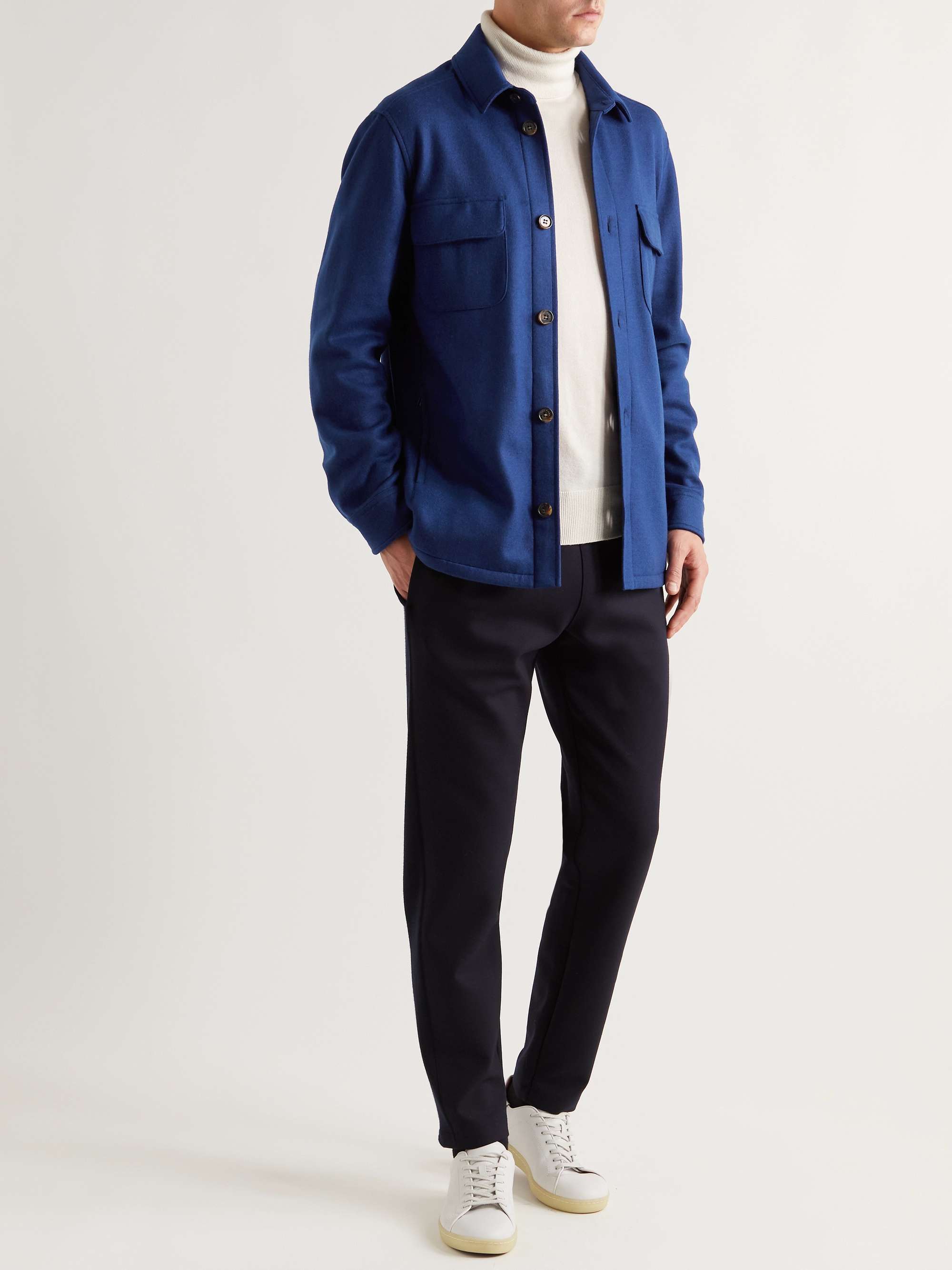 LORO PIANA Cashmere-Blend Overshirt