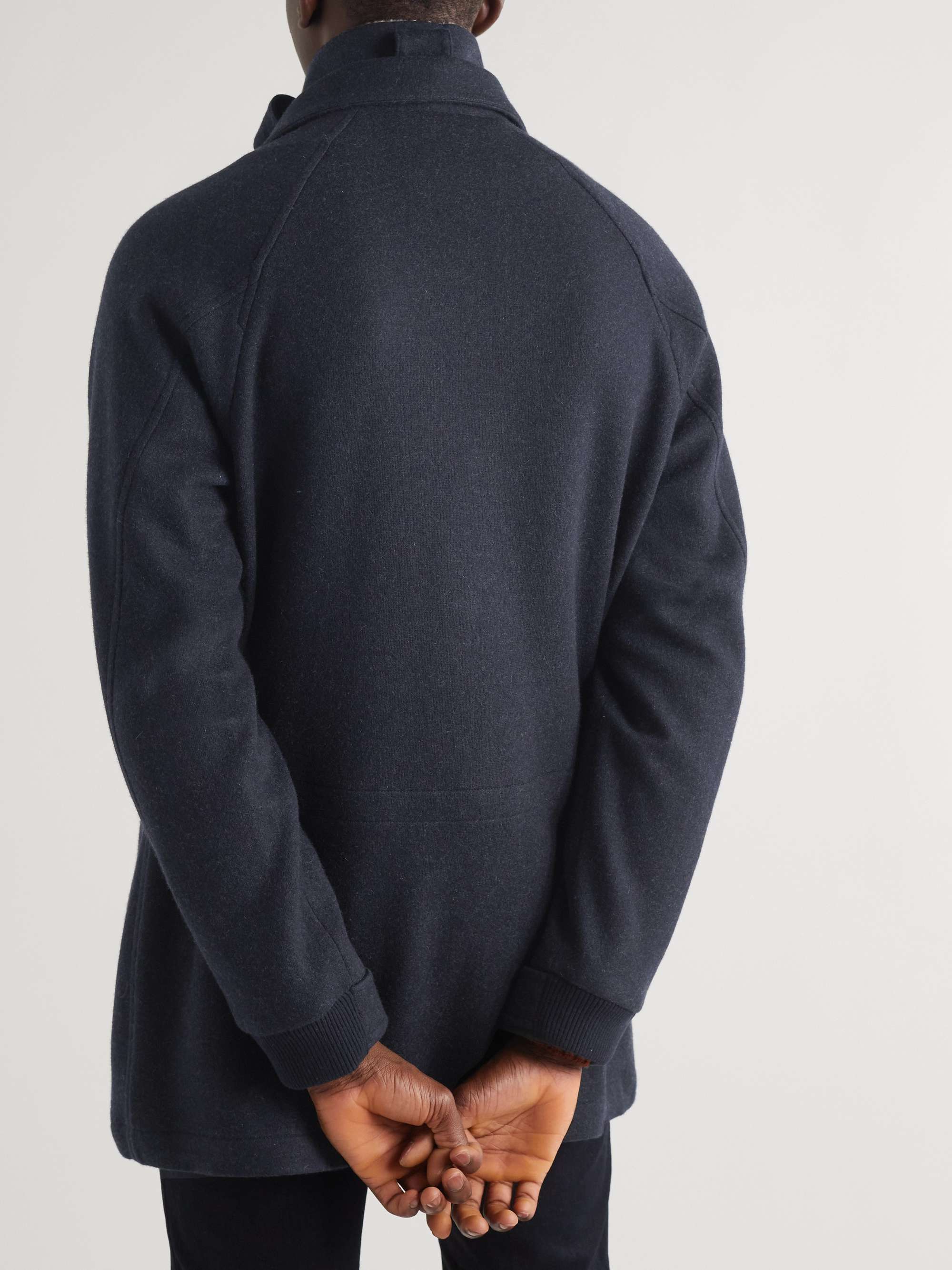 LORO PIANA Icer Shearling-Trimmed Cashmere-Blend Jacket