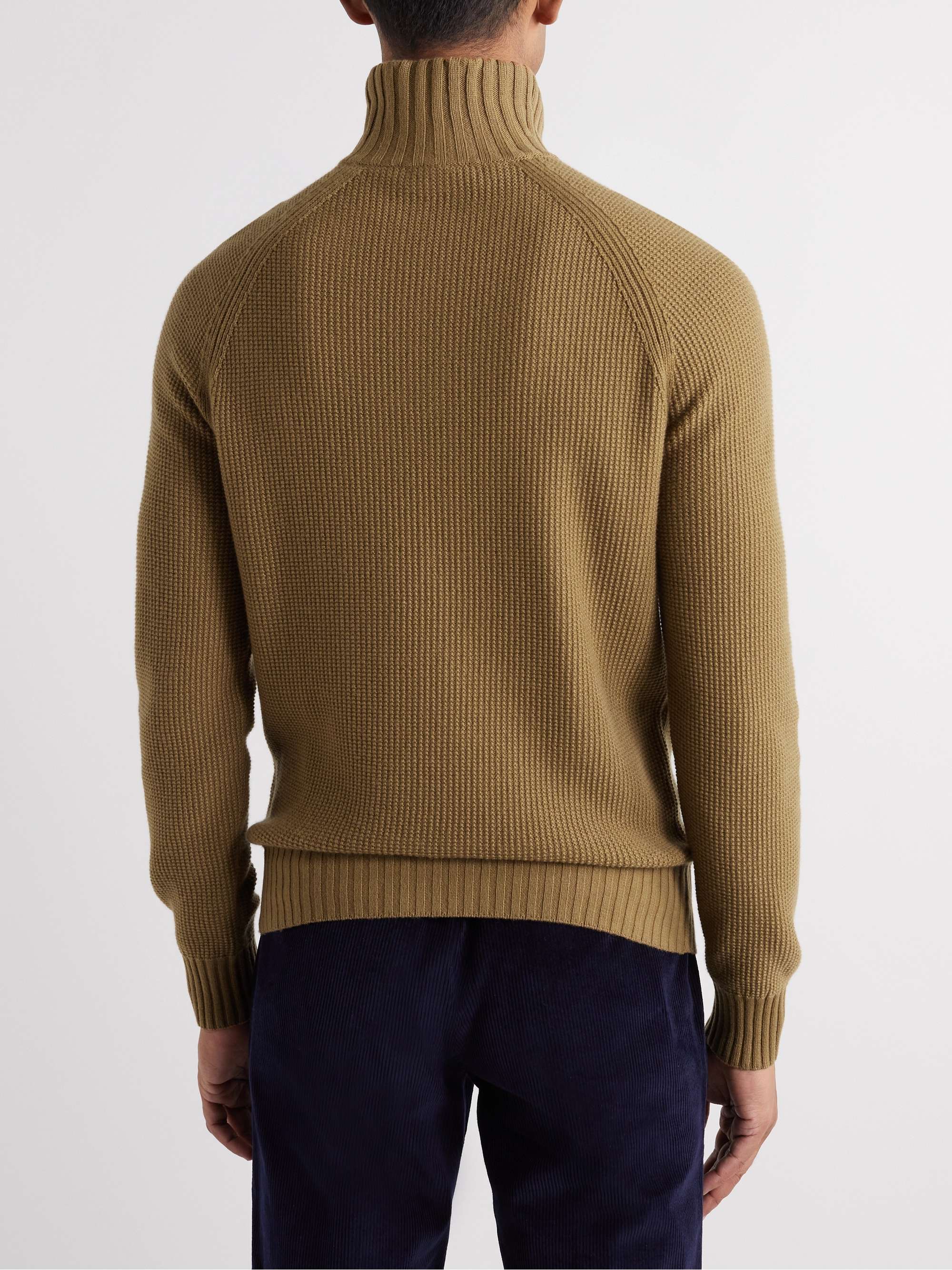 LORO PIANA Cashmere Half-Zip Sweater
