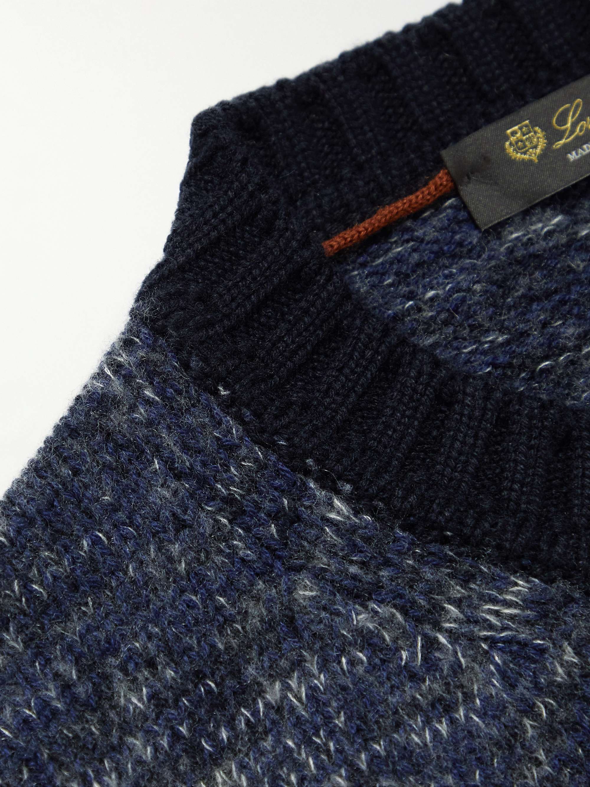 Blue Cashmere and Silk-Blend Sweater | LORO PIANA | MR PORTER