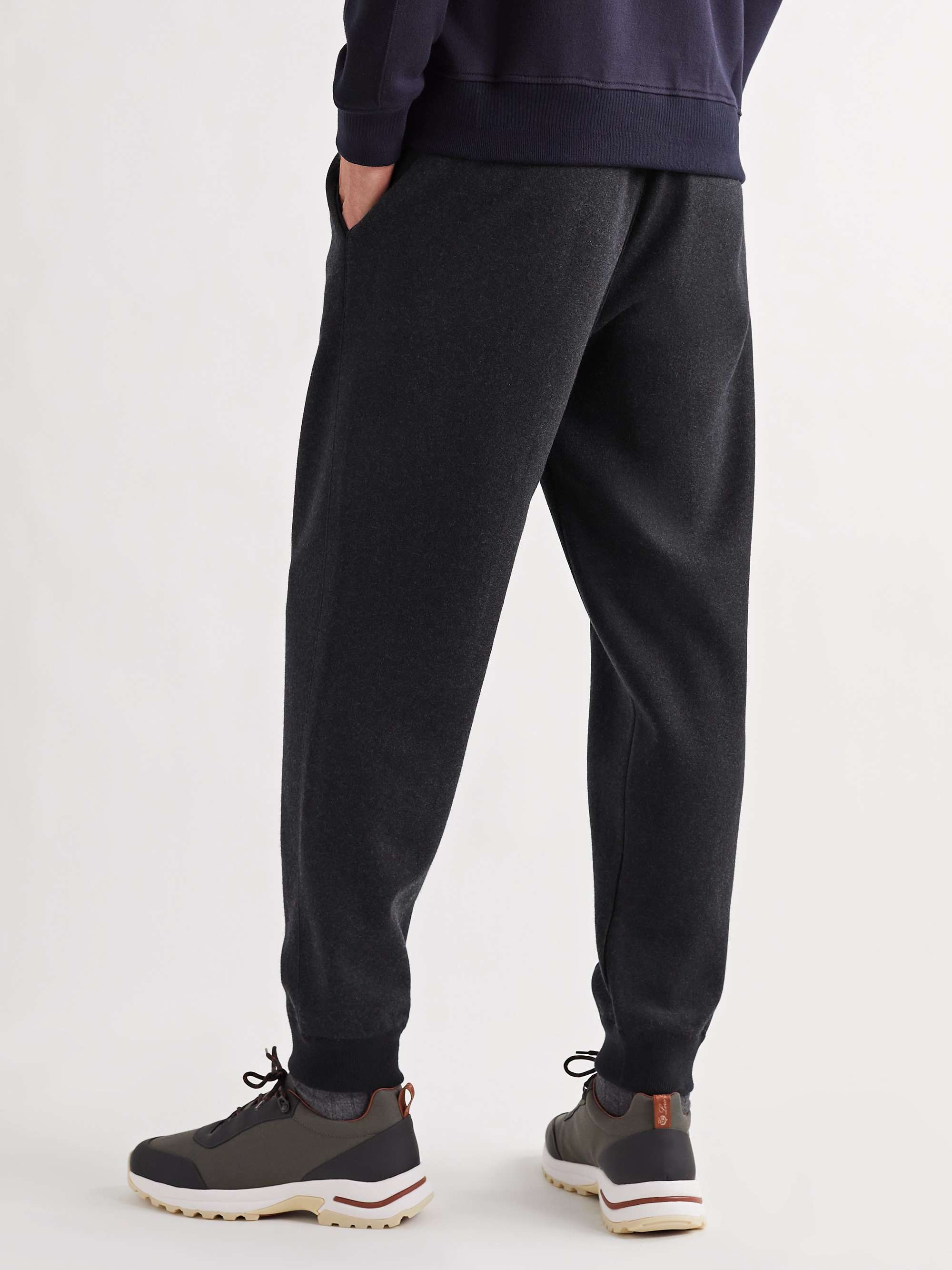 LORO PIANA Tapered Cashmere-Blend Sweatpants