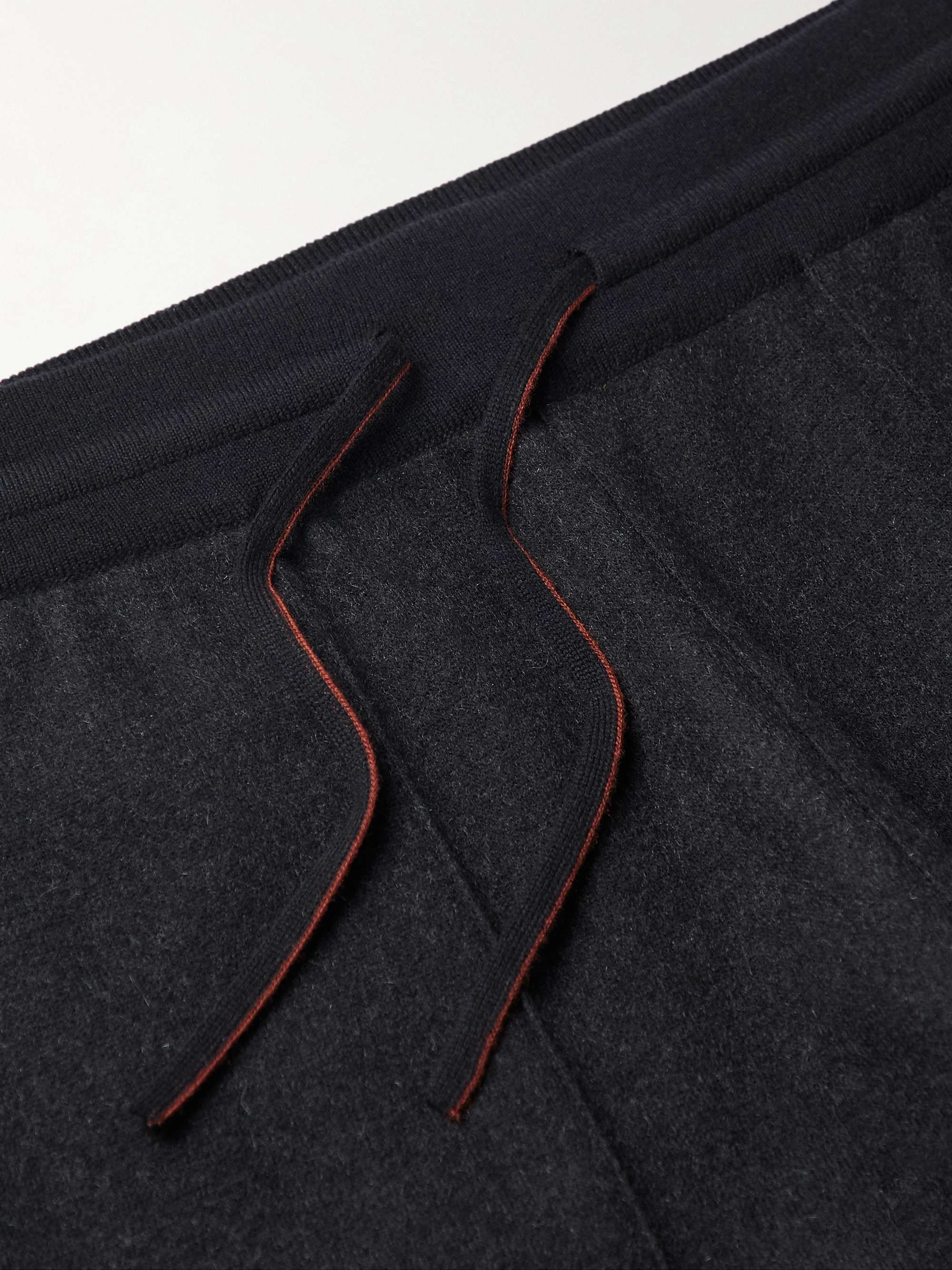 LORO PIANA Tapered Cashmere-Blend Sweatpants