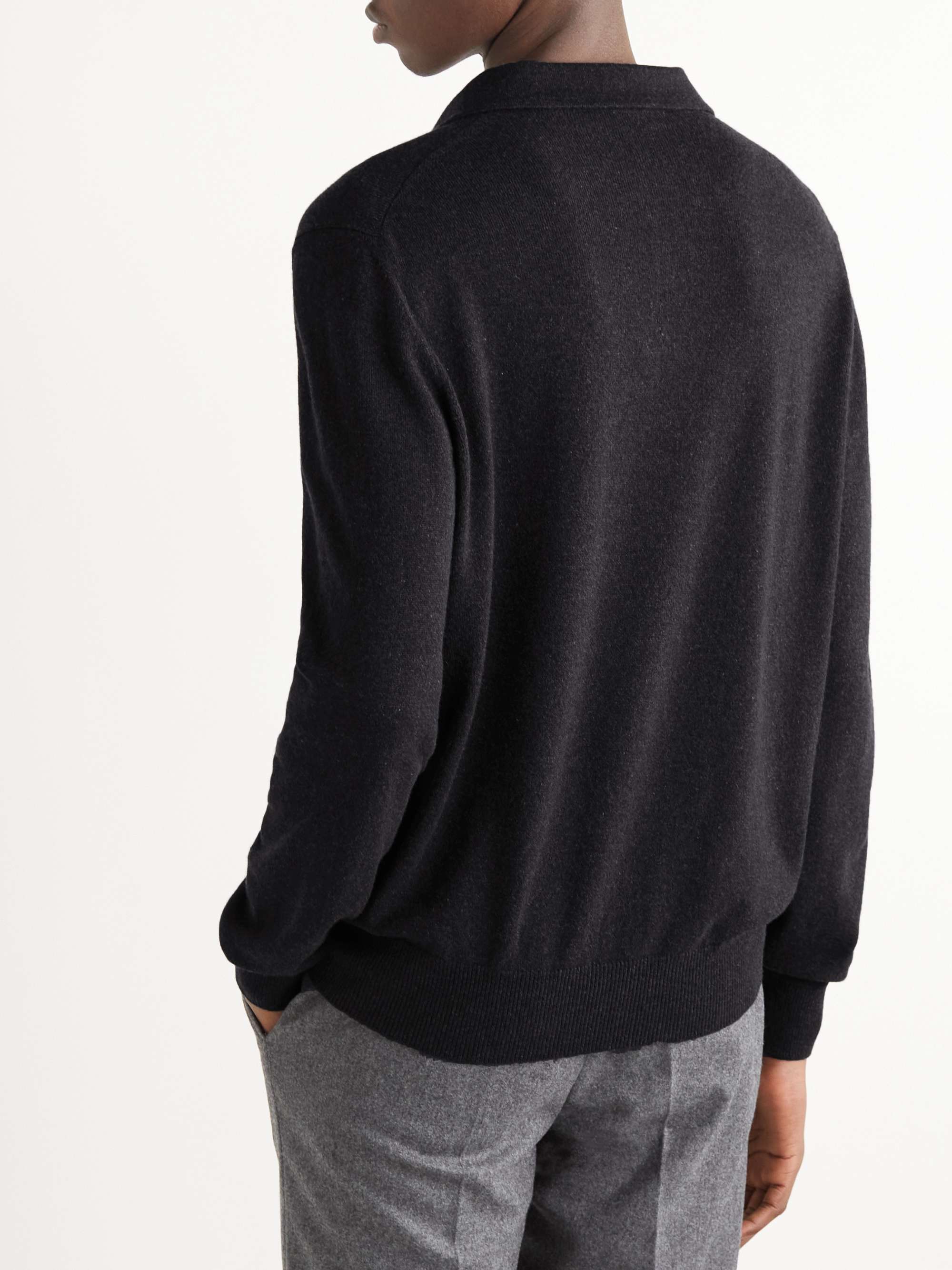 LORO PIANA Baby Cashmere Polo Shirt
