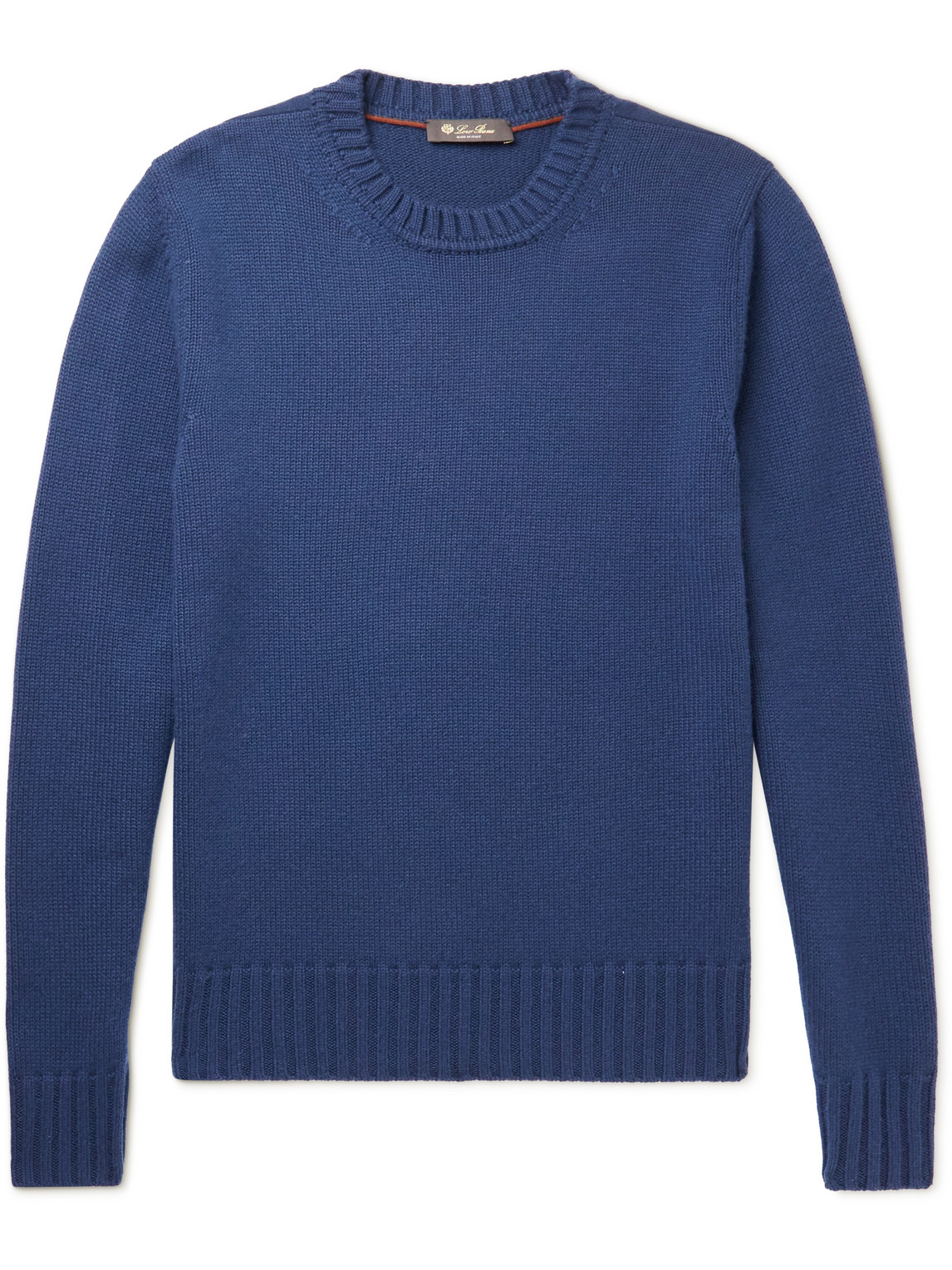 Loro Piana Grafton Cashmere Sweater In Blue