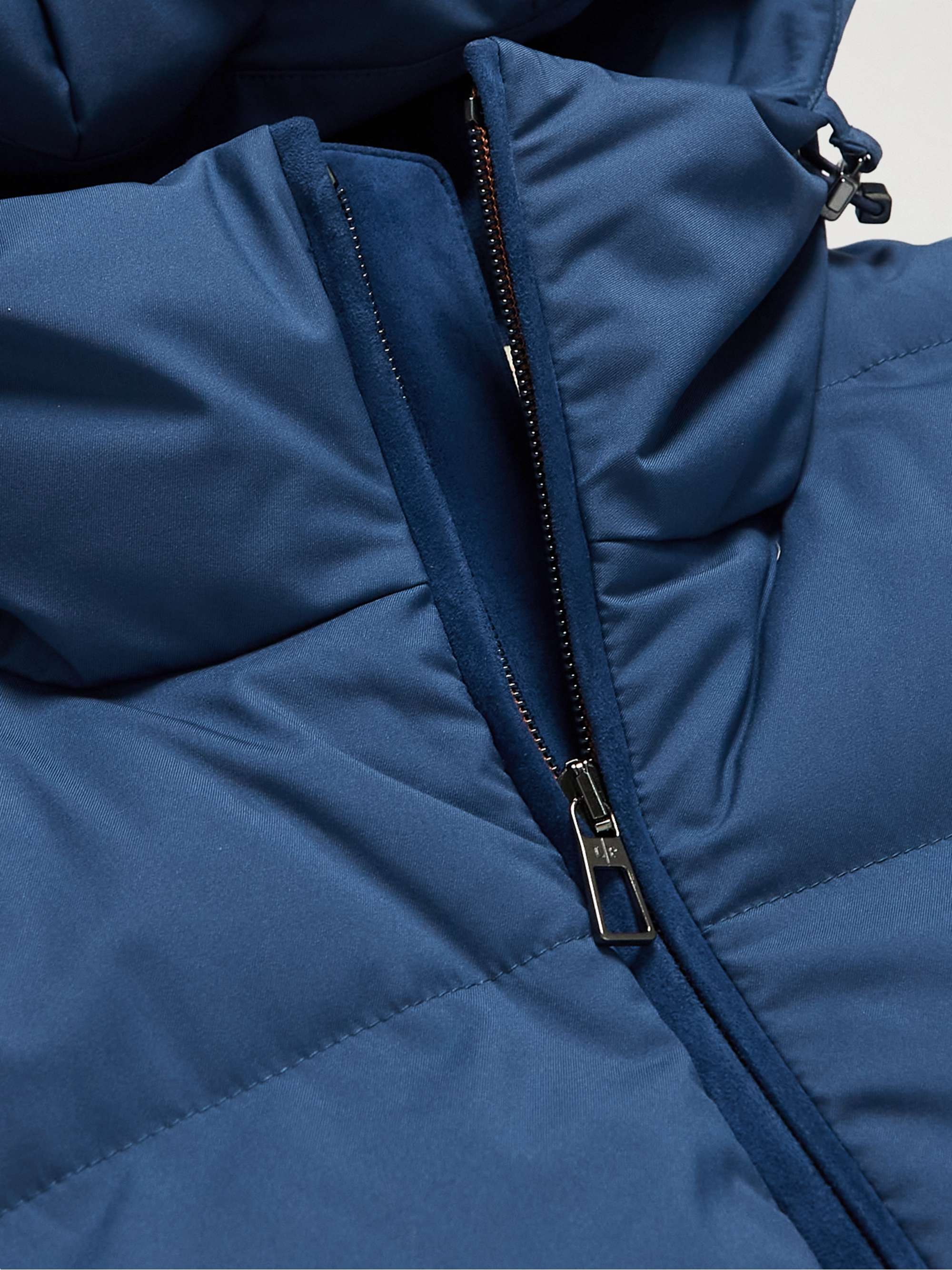 LORO PIANA Fillmore Slim-Fit Quilted Storm System Shell Hooded Down Gilet