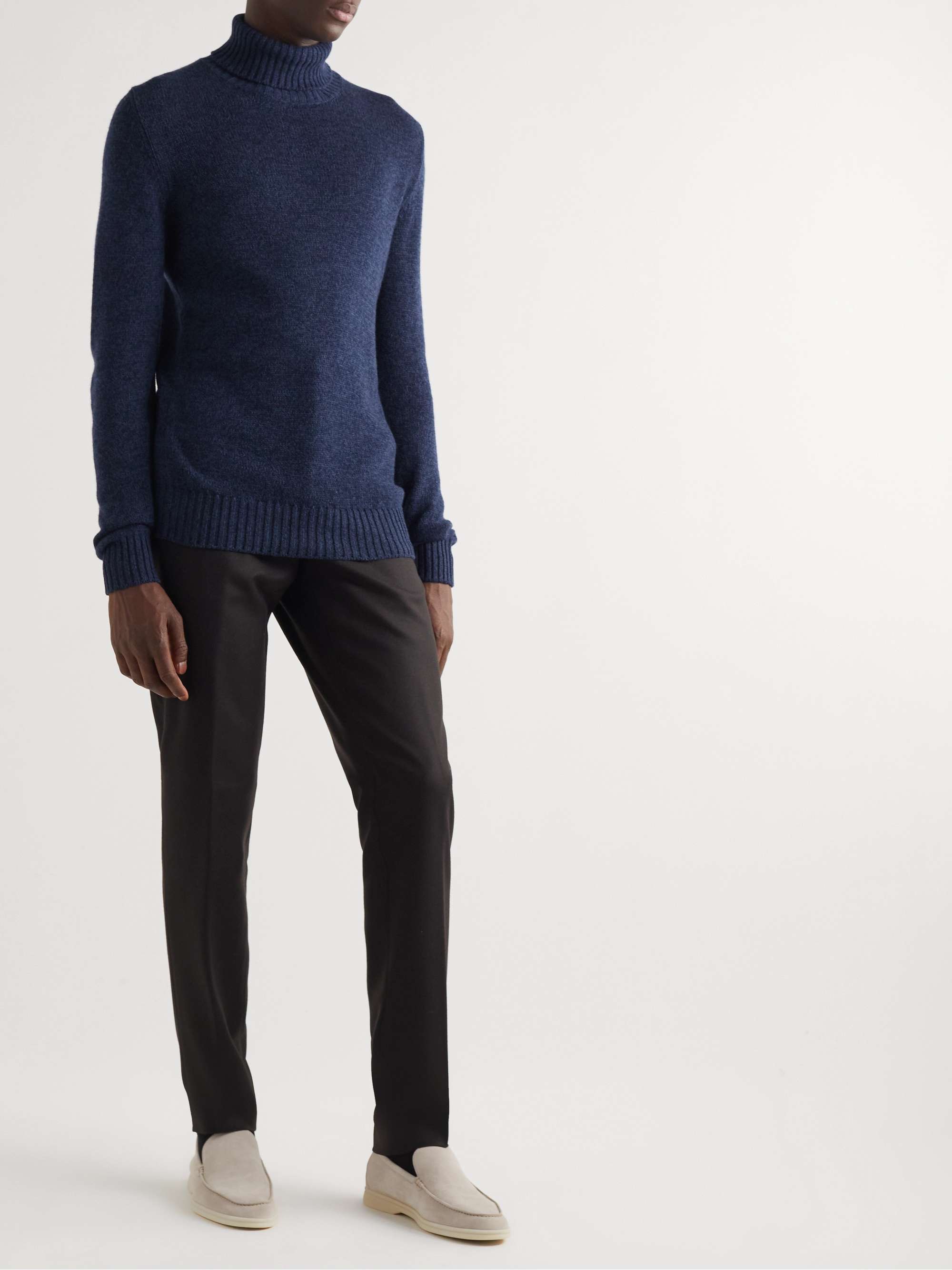 LORO PIANA Baby Cashmere Rollneck Sweater for Men | MR PORTER