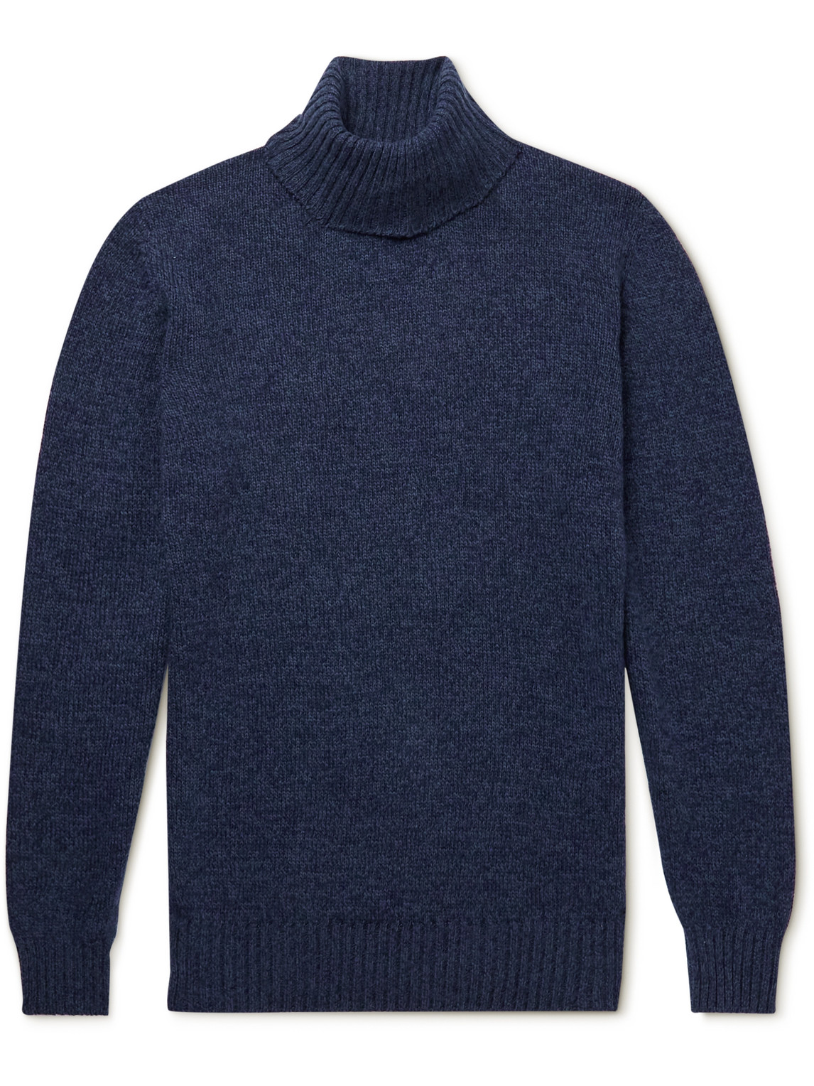 Loro Piana Baby Cashmere Rollneck Sweater In Blue