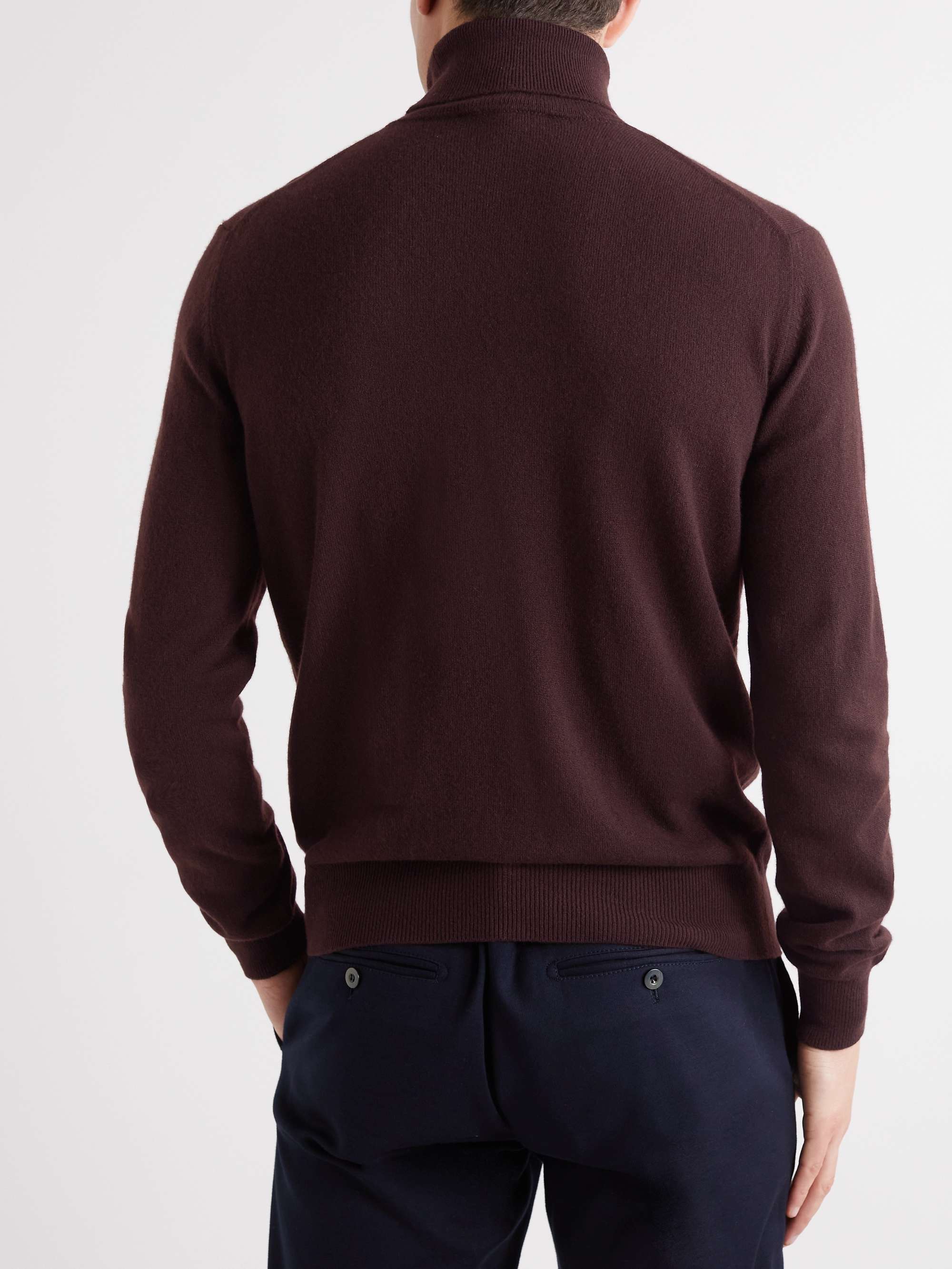 LORO PIANA Slim-Fit Baby Cashmere Rollneck Sweater