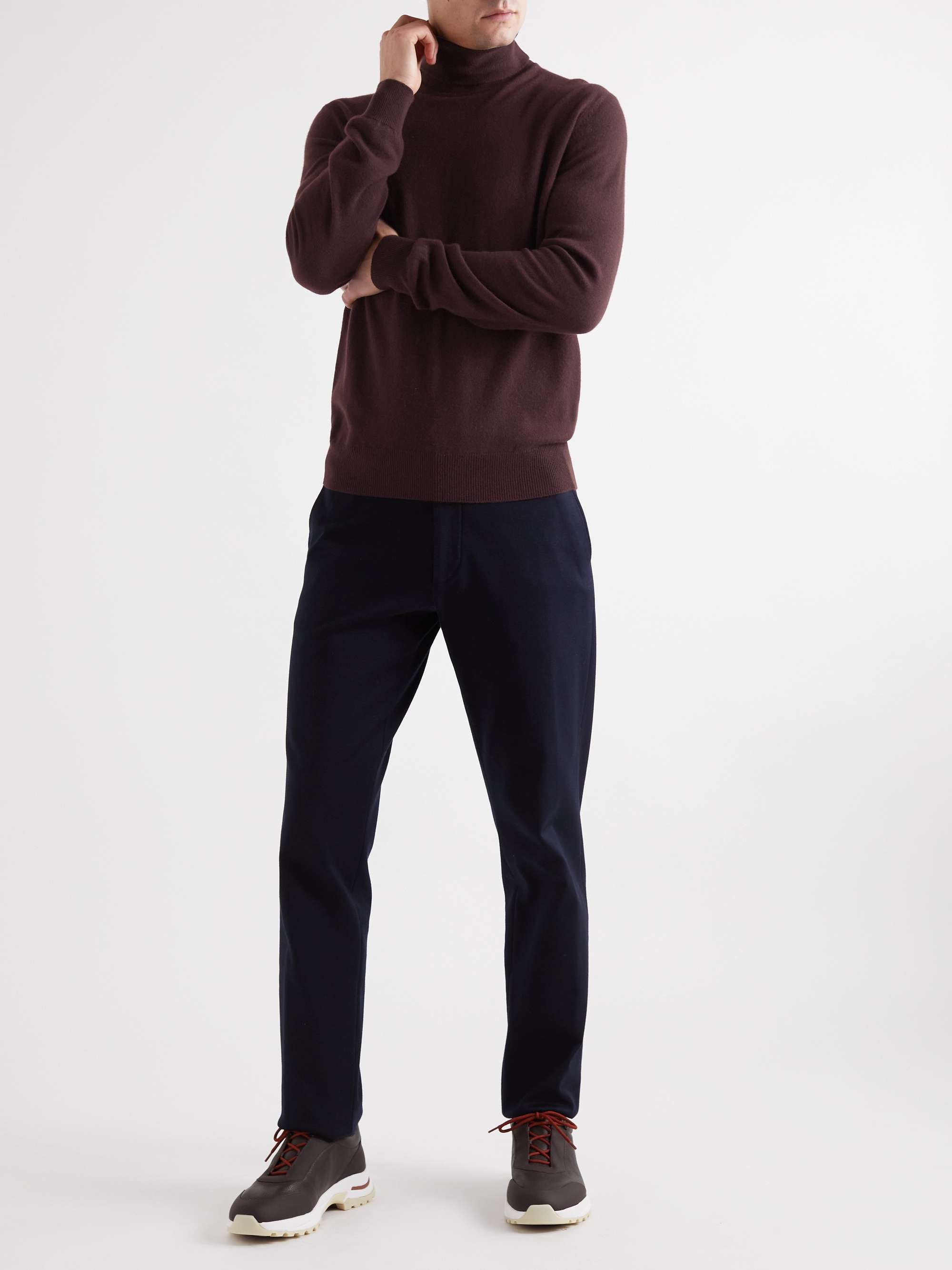 LORO PIANA Slim-Fit Baby Cashmere Rollneck Sweater
