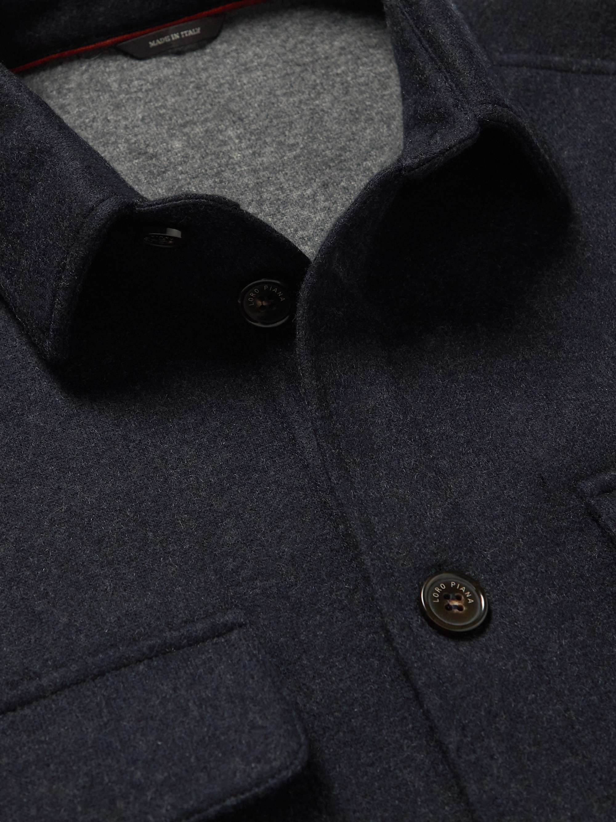 LORO PIANA Cashmere-Blend Overshirt