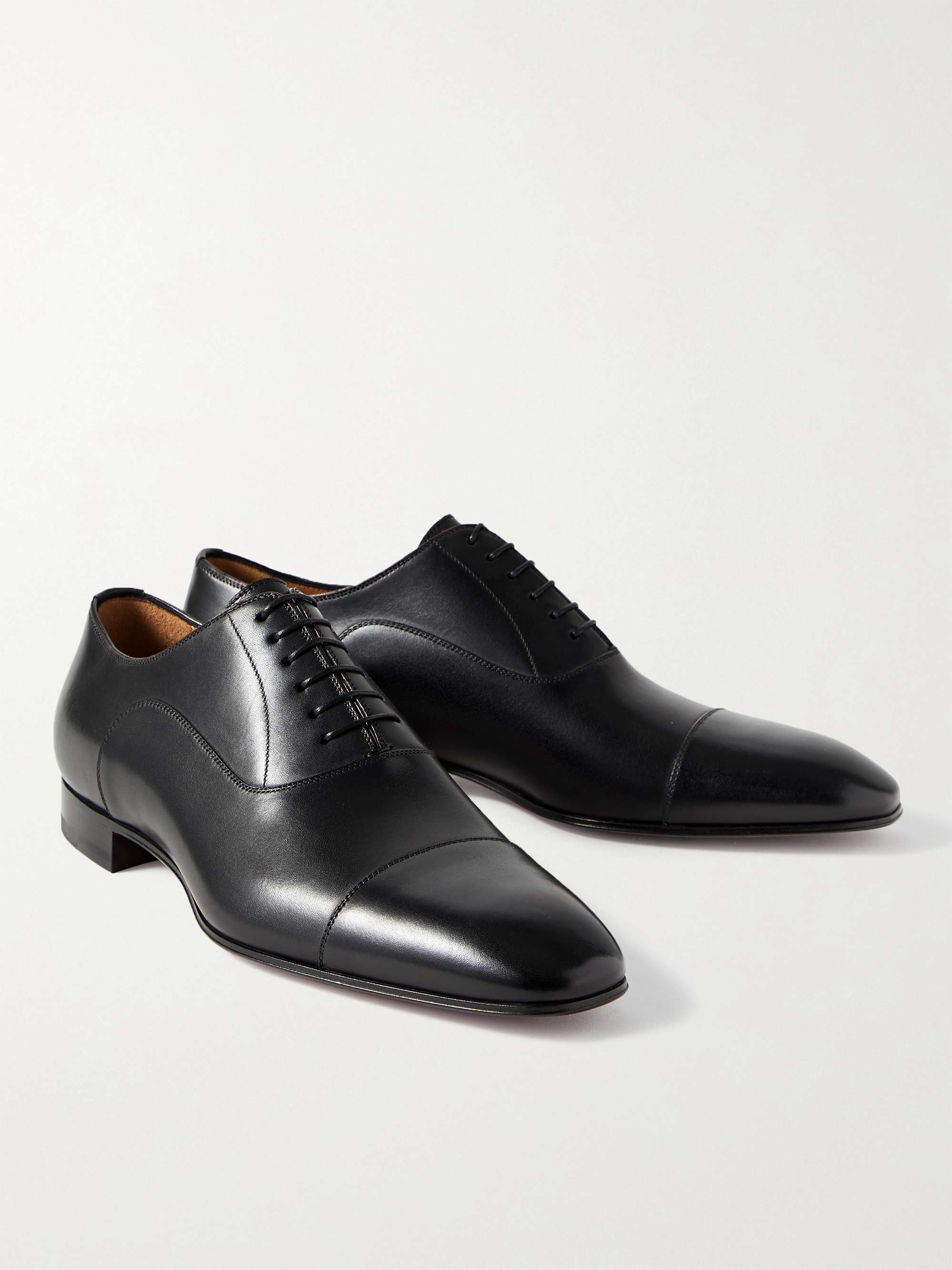 CHRISTIAN LOUBOUTIN Greggo Leather Oxford Shoes