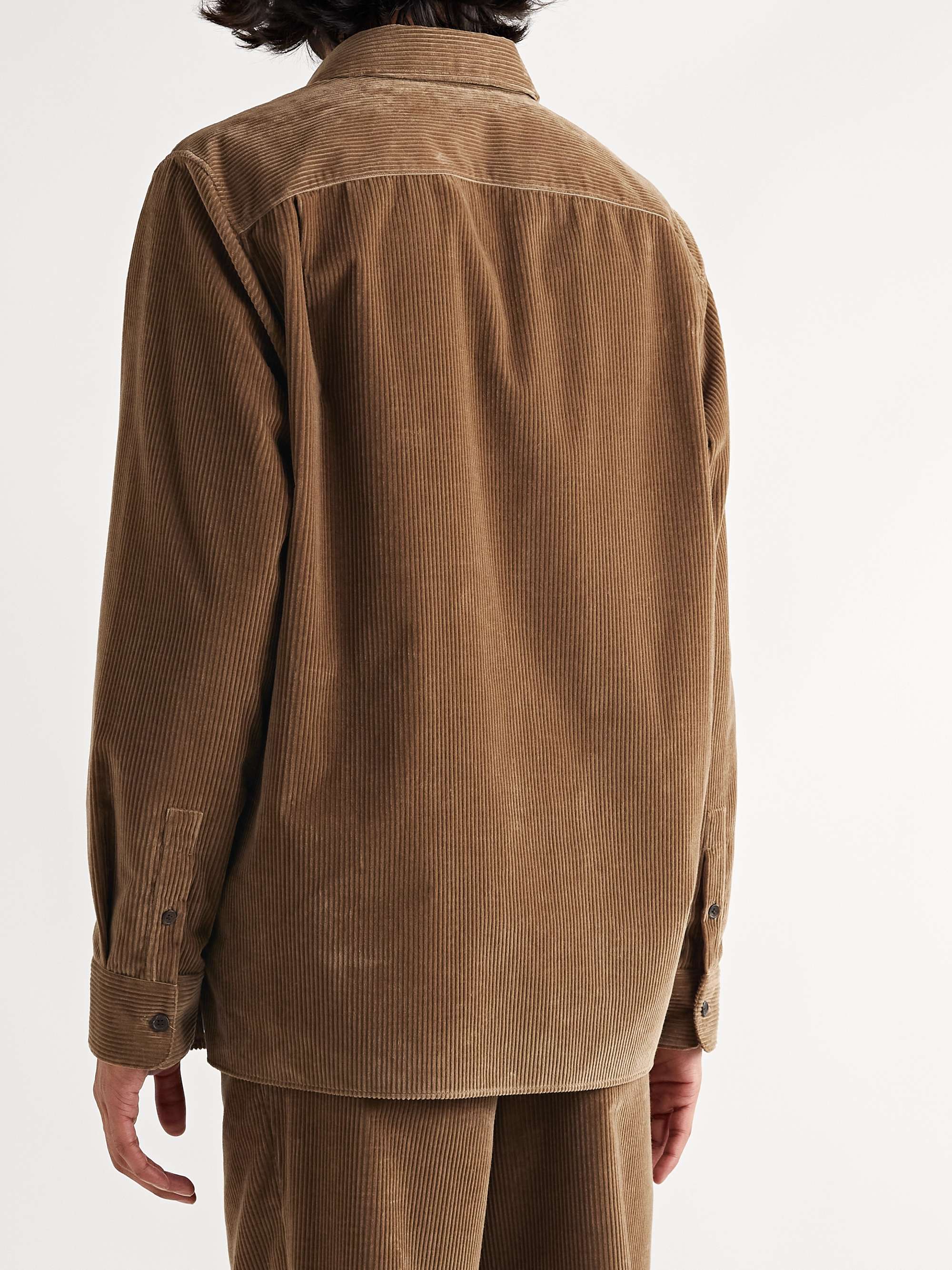 THE ROW Beto Cotton-Corduroy Shirt