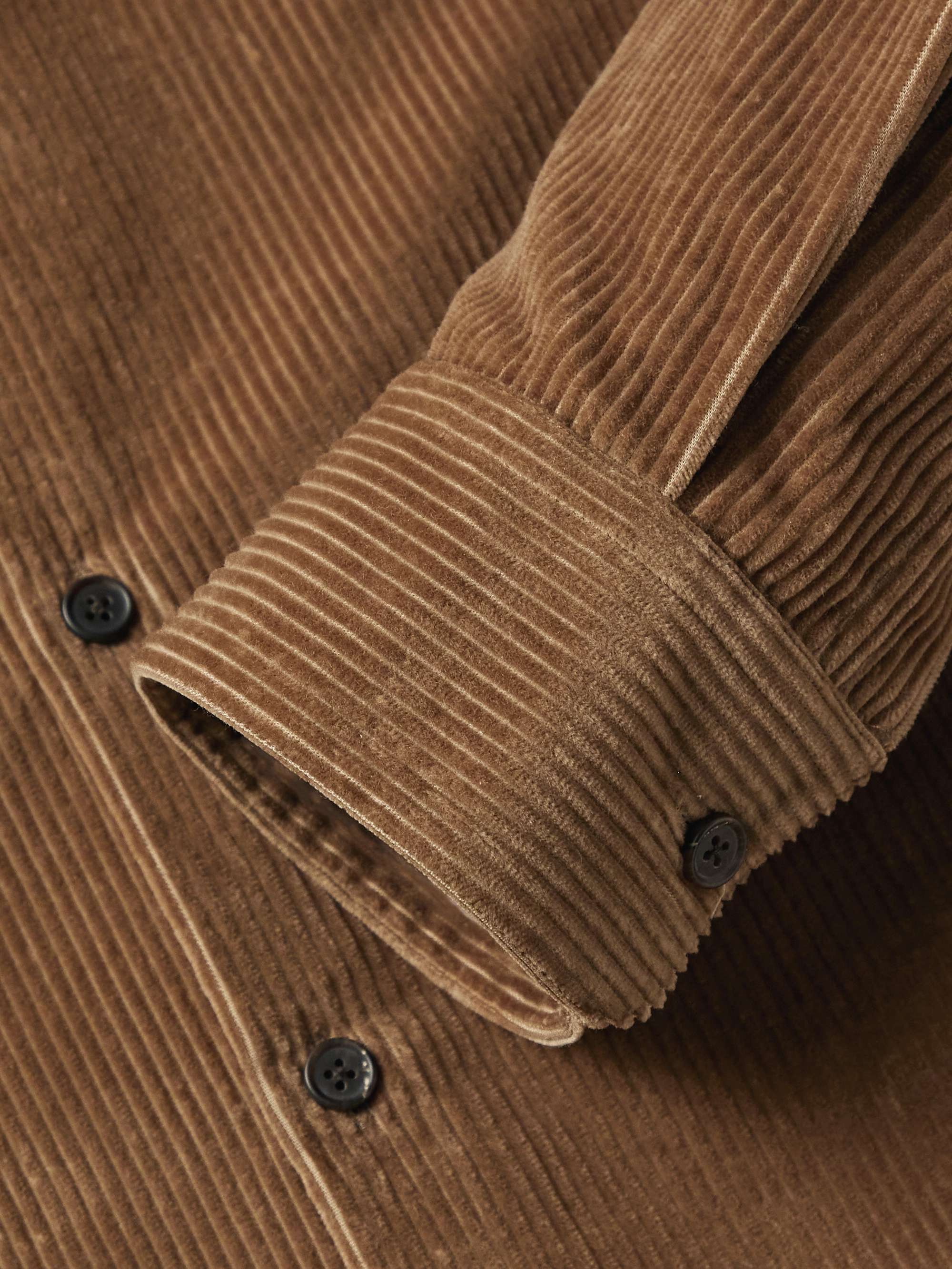 THE ROW Beto Cotton-Corduroy Shirt