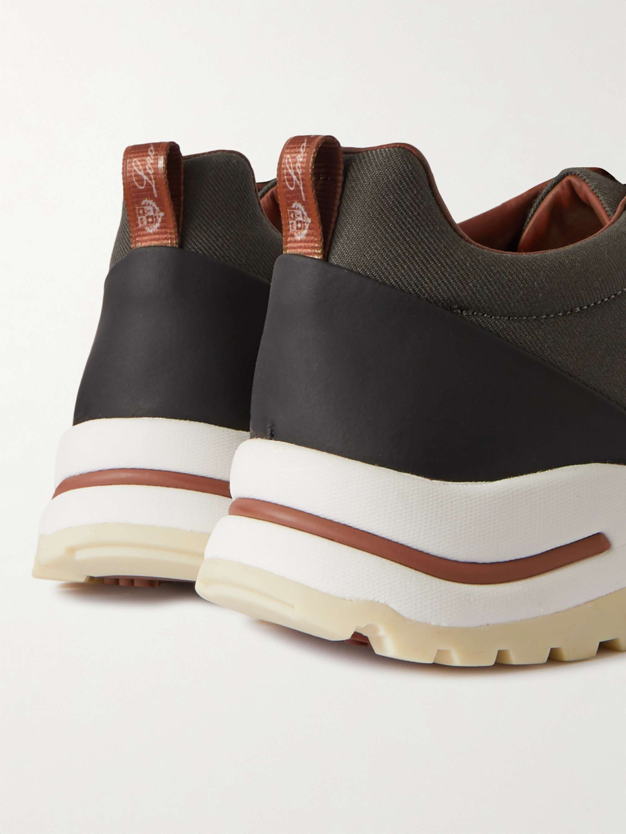 LORO PIANA Trail Walk Rubber-Trimmed TechnoWool Sneakers