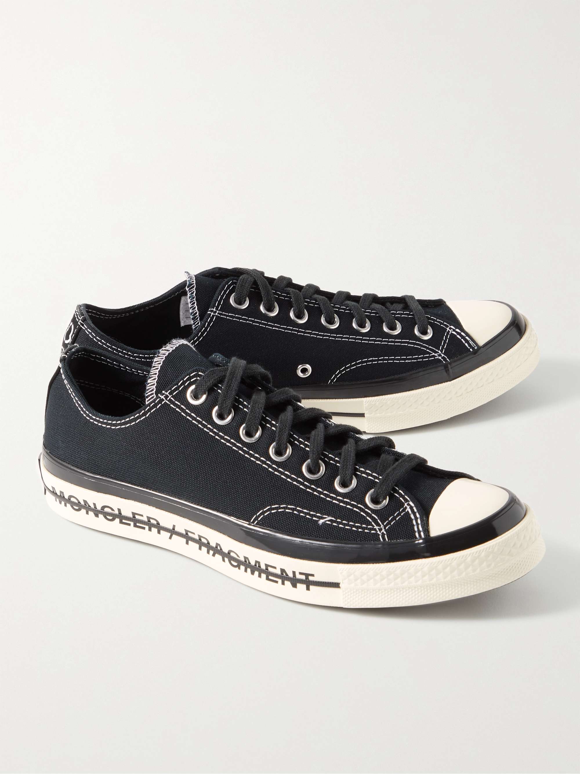 MONCLER + Converse 7 Moncler Fragment Fraylor III Canvas Sneakers