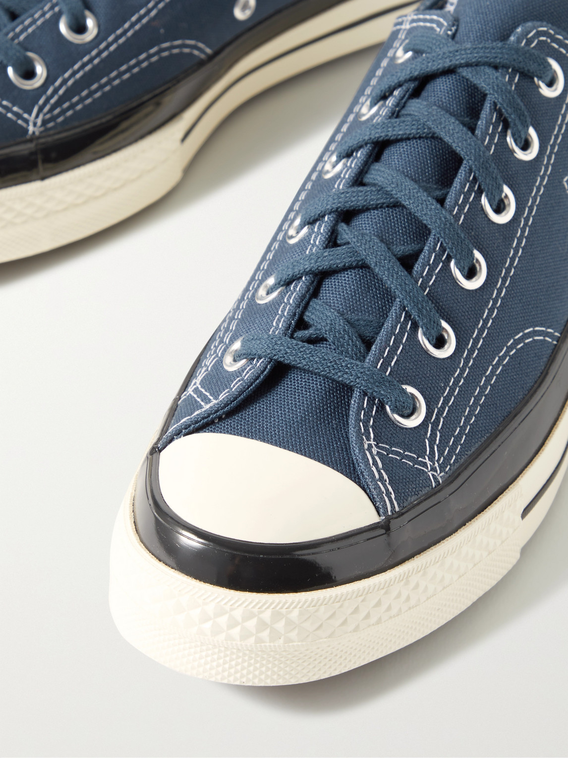 Shop Moncler Converse 7  Fragment Fraylor Iii Canvas Sneakers In Blue