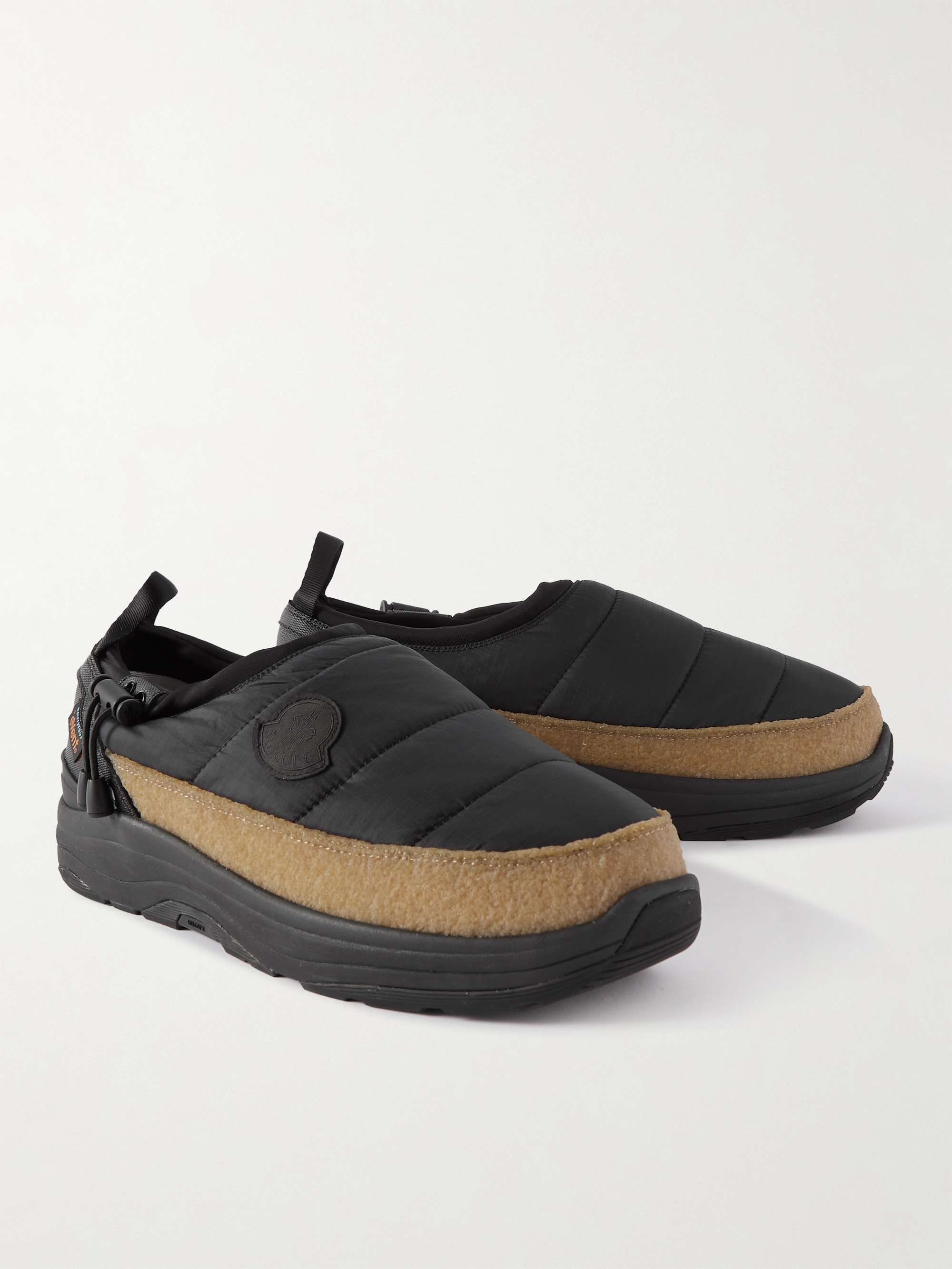 MONCLER GENIUS + Suicoke 2 Moncler 1952 Pepper Quilted Nylon Loafers