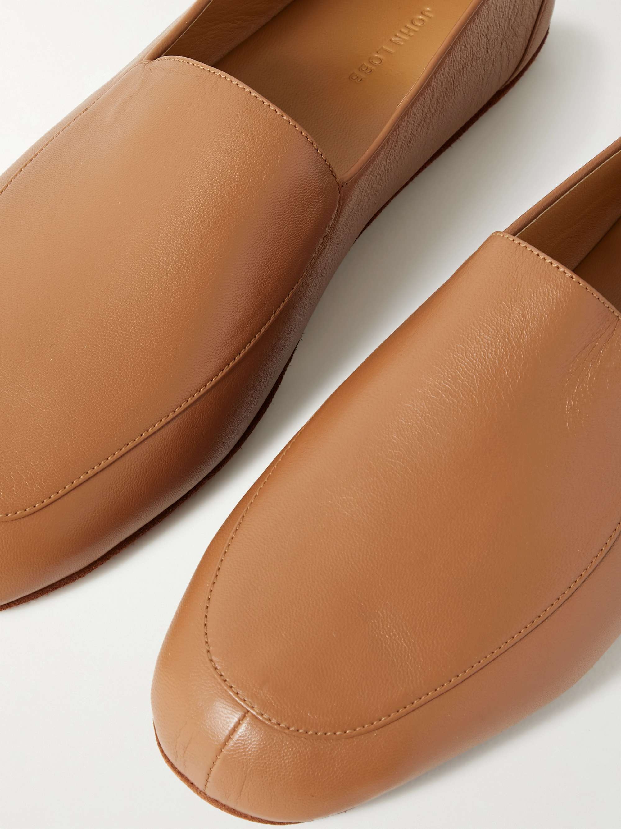 JOHN LOBB Hampton Leather Travel Slippers