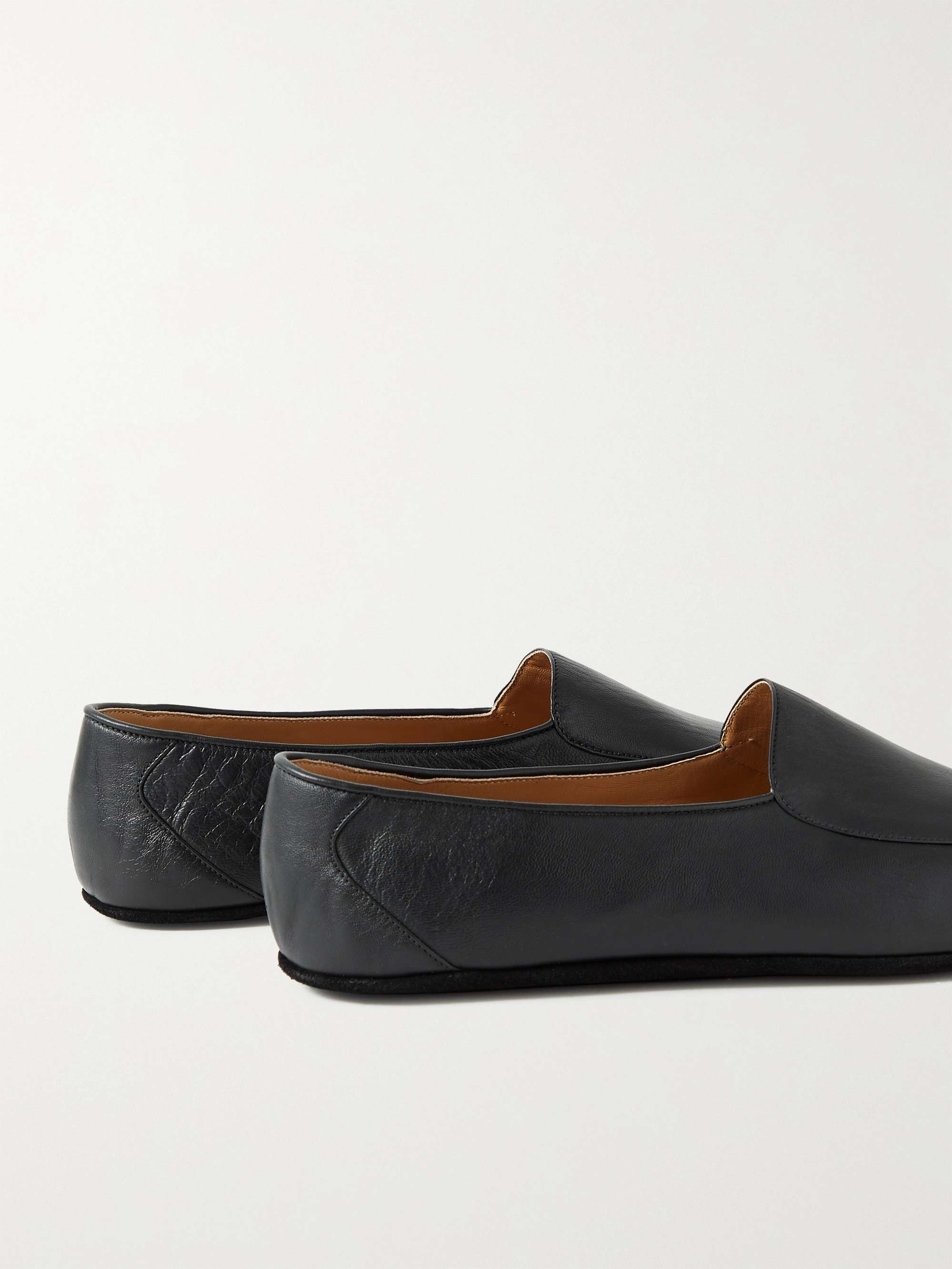 JOHN LOBB Hampton Leather Travel Slippers for Men MR PORTER