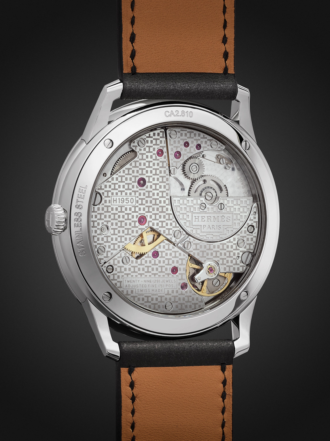  Hermès Timepieces - Slim D'hermès Acier Automatic 39.5mm Stainless Steel And Leather Watch, Ref. No. 052839ww00 - Men - White 