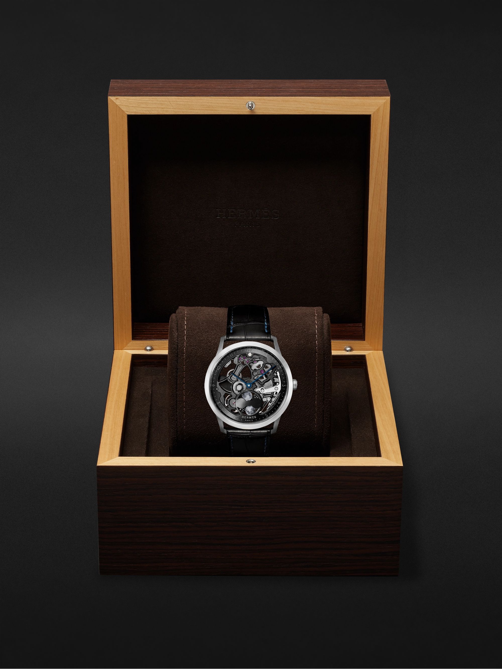 HERMÈS Heure H Automatic 34mm Titanium Watch, Ref. No. W054131WW00