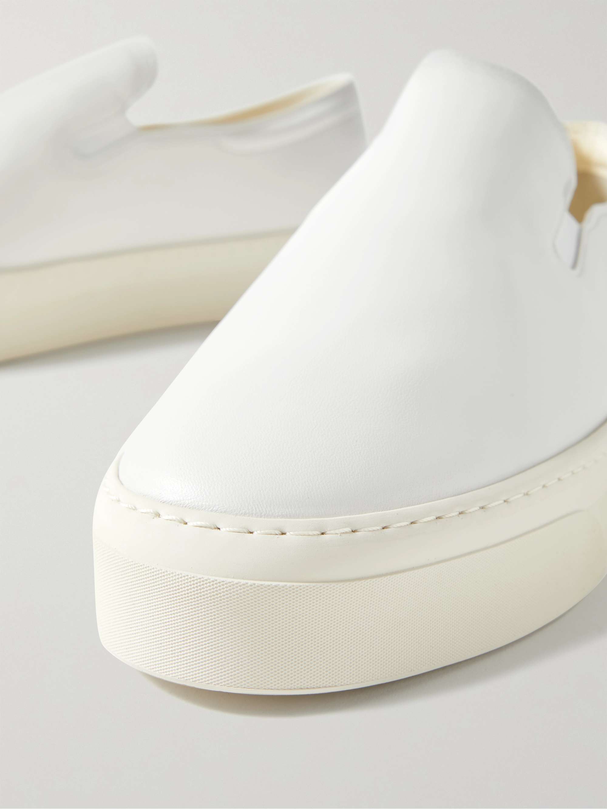 THE ROW Dean Suede Slip-On Sneakers