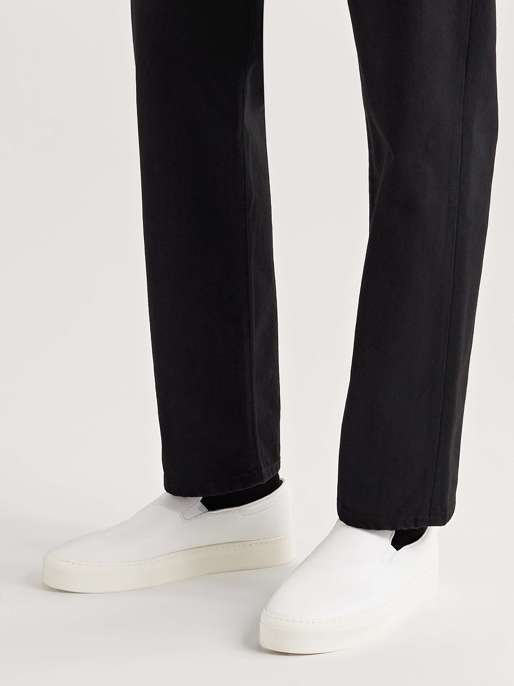 THE ROW Dean Suede Slip-On Sneakers