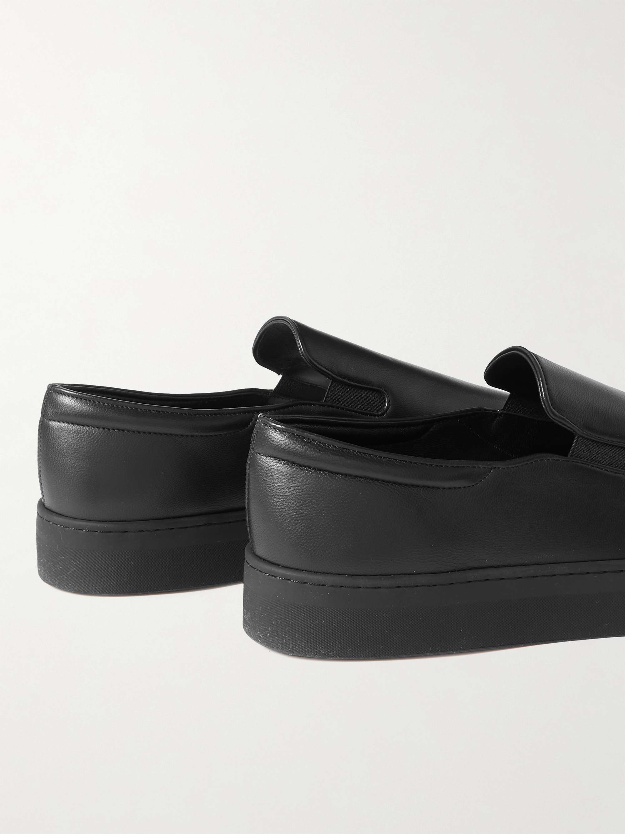 THE ROW Dean Suede Slip-On Sneakers