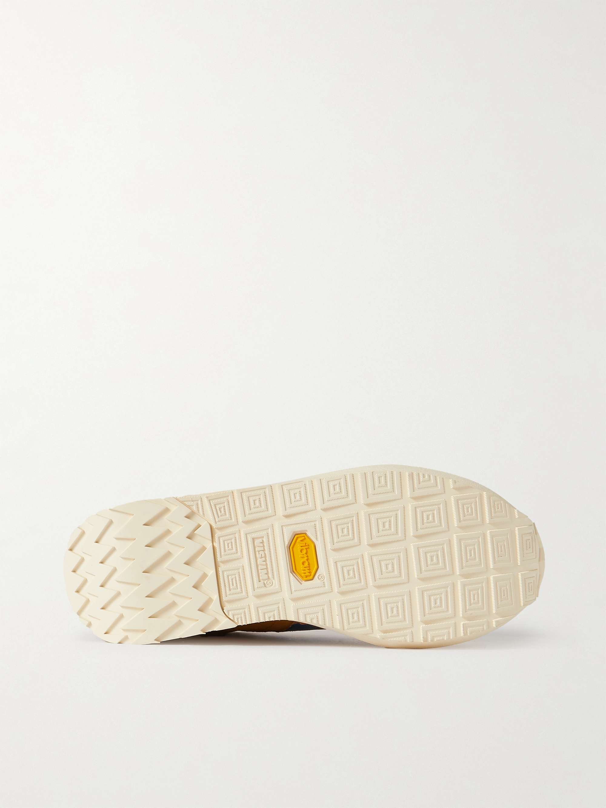 VISVIM FKT Runner Suede and Leather-Trimmed Nylon-Blend Sneakers