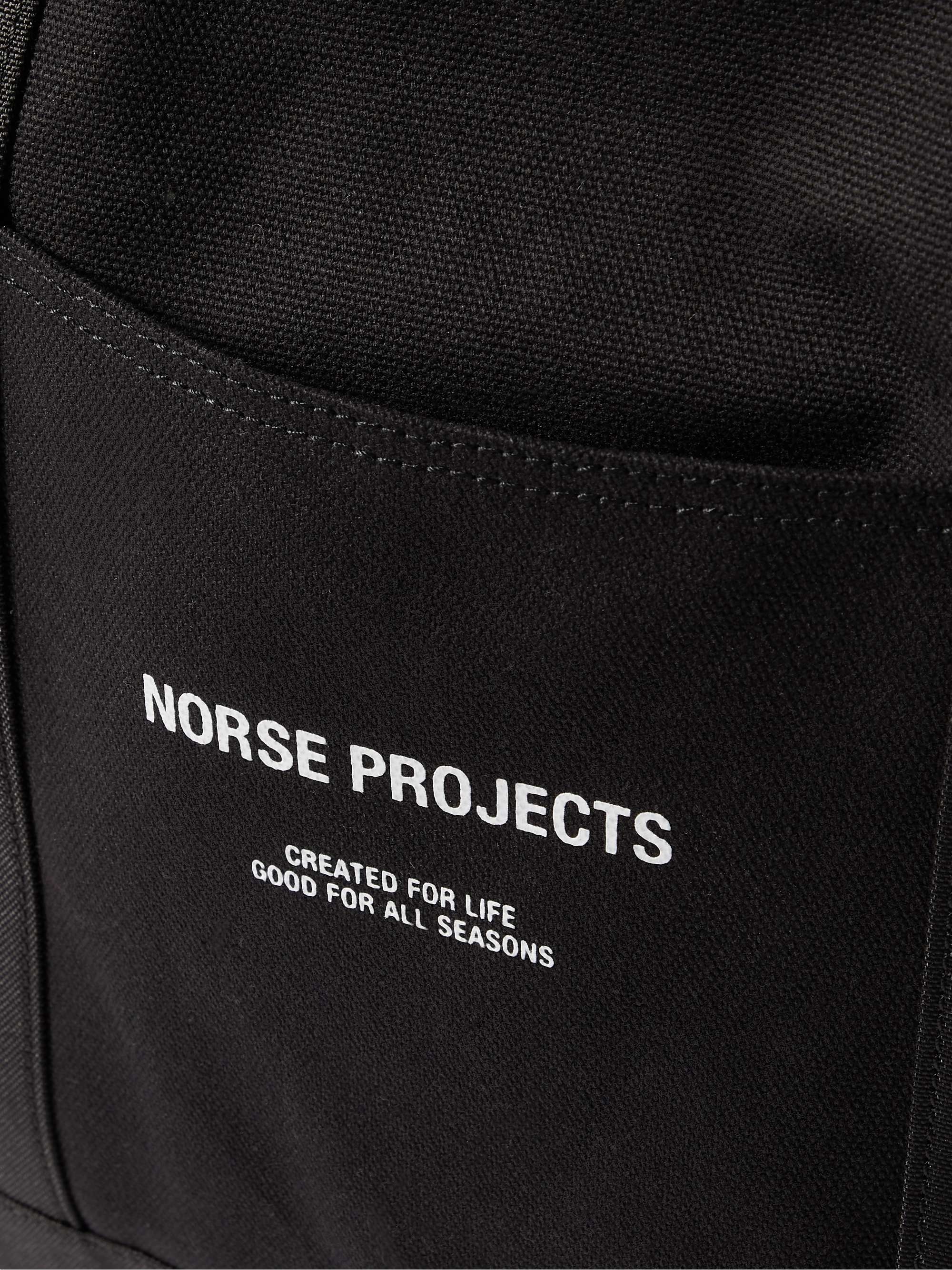 NORSE PROJECTS Stefan Logo-Print Nylon-Trimmed Canvas Tote Bag