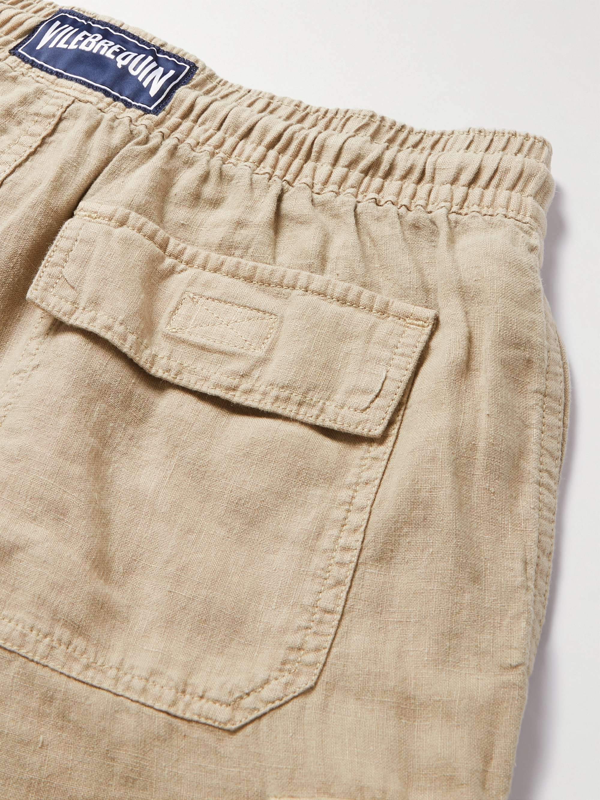 VILEBREQUIN Baie Linen Drawstring Cargo Shorts