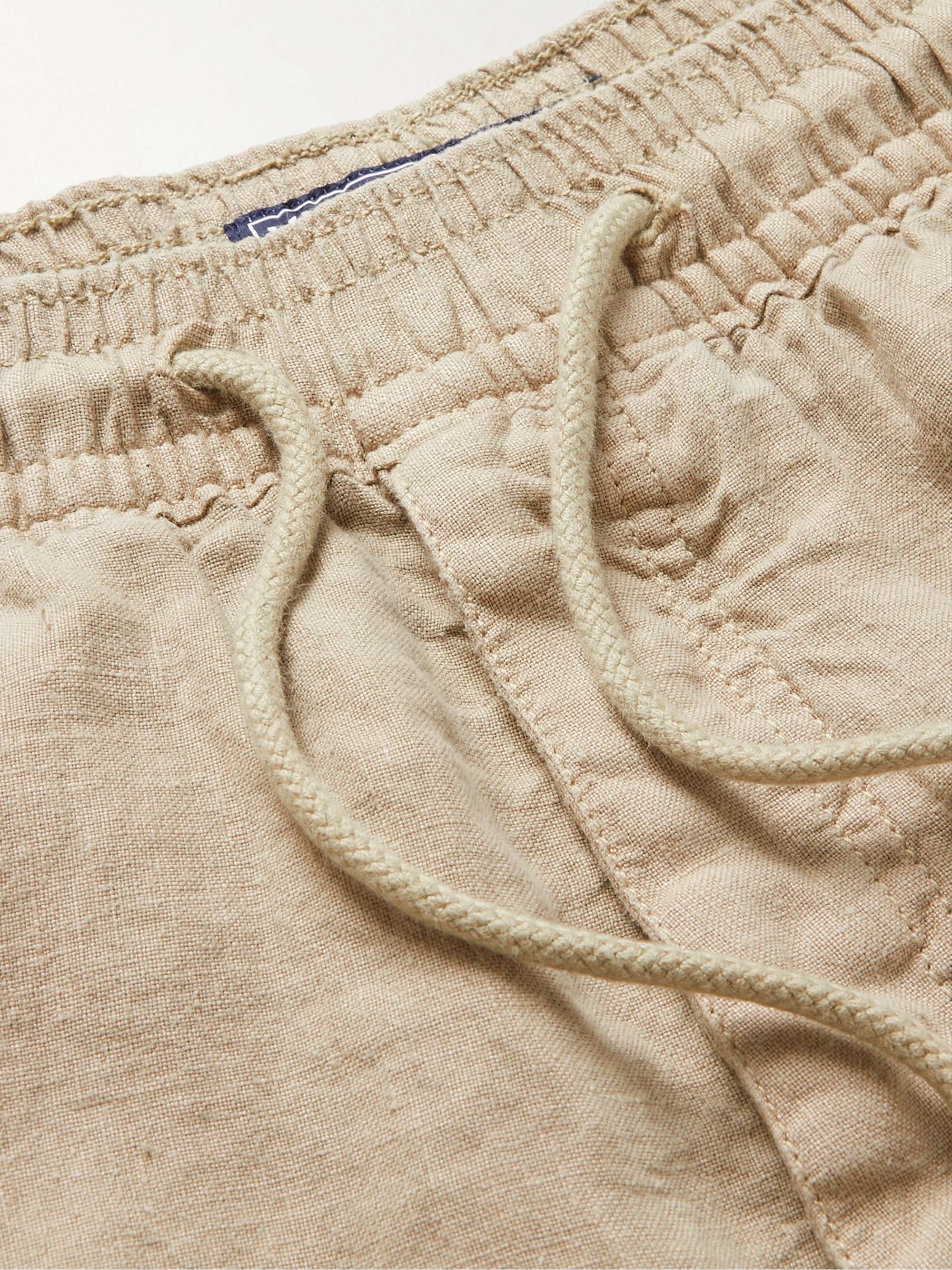 VILEBREQUIN Baie Linen Drawstring Cargo Shorts