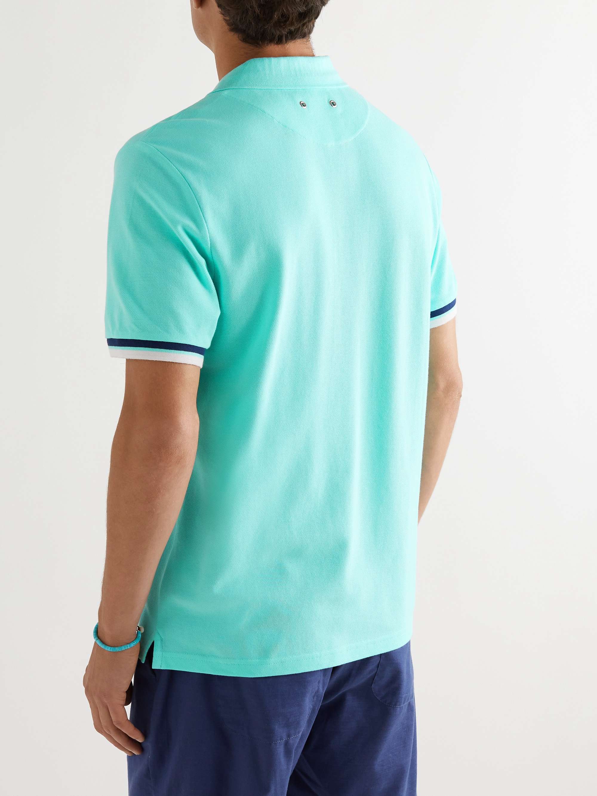 VILEBREQUIN Palatin Slim-Fit Cotton-Piqué Polo Shirt