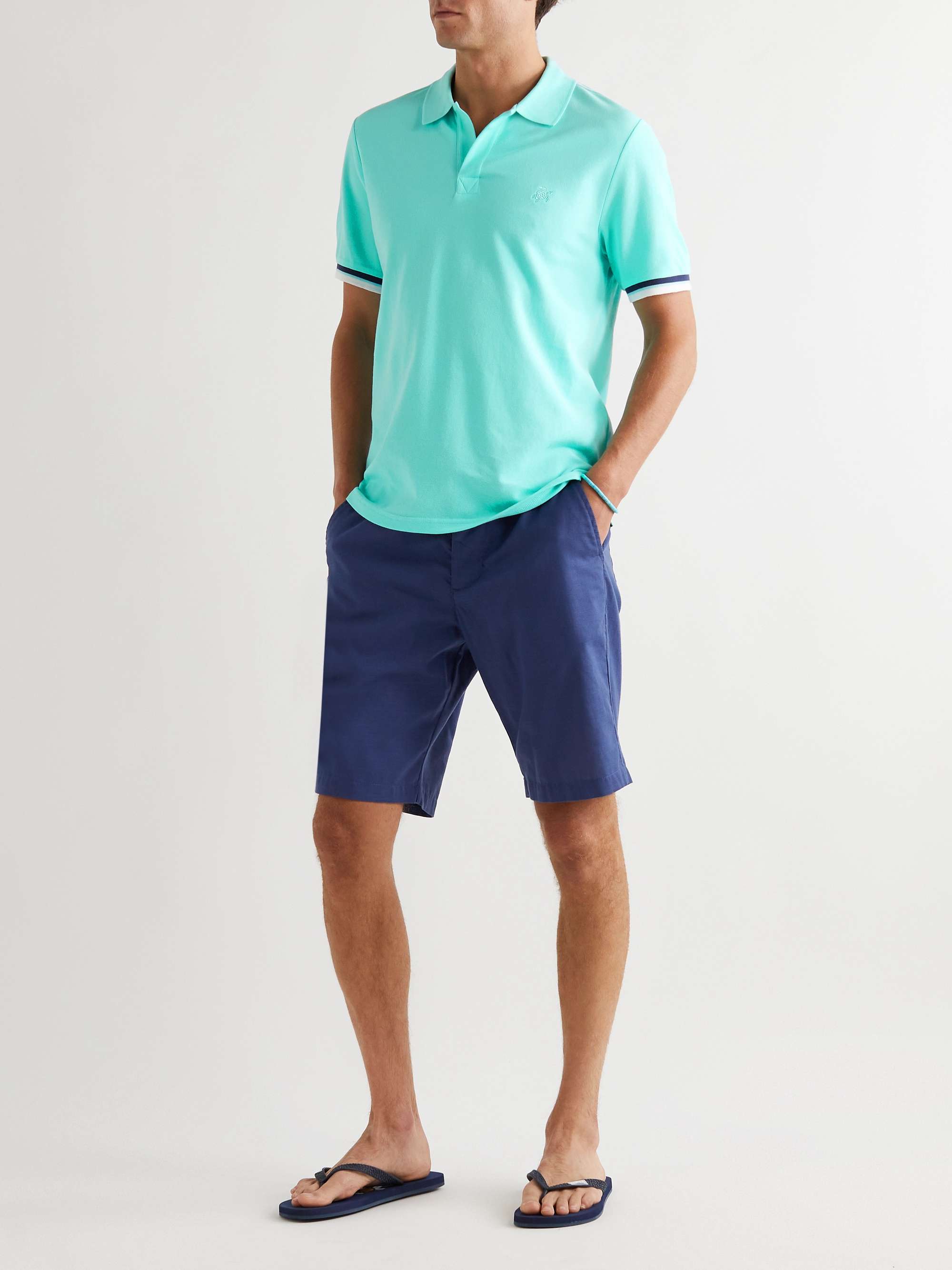 VILEBREQUIN Palatin Slim-Fit Cotton-Piqué Polo Shirt