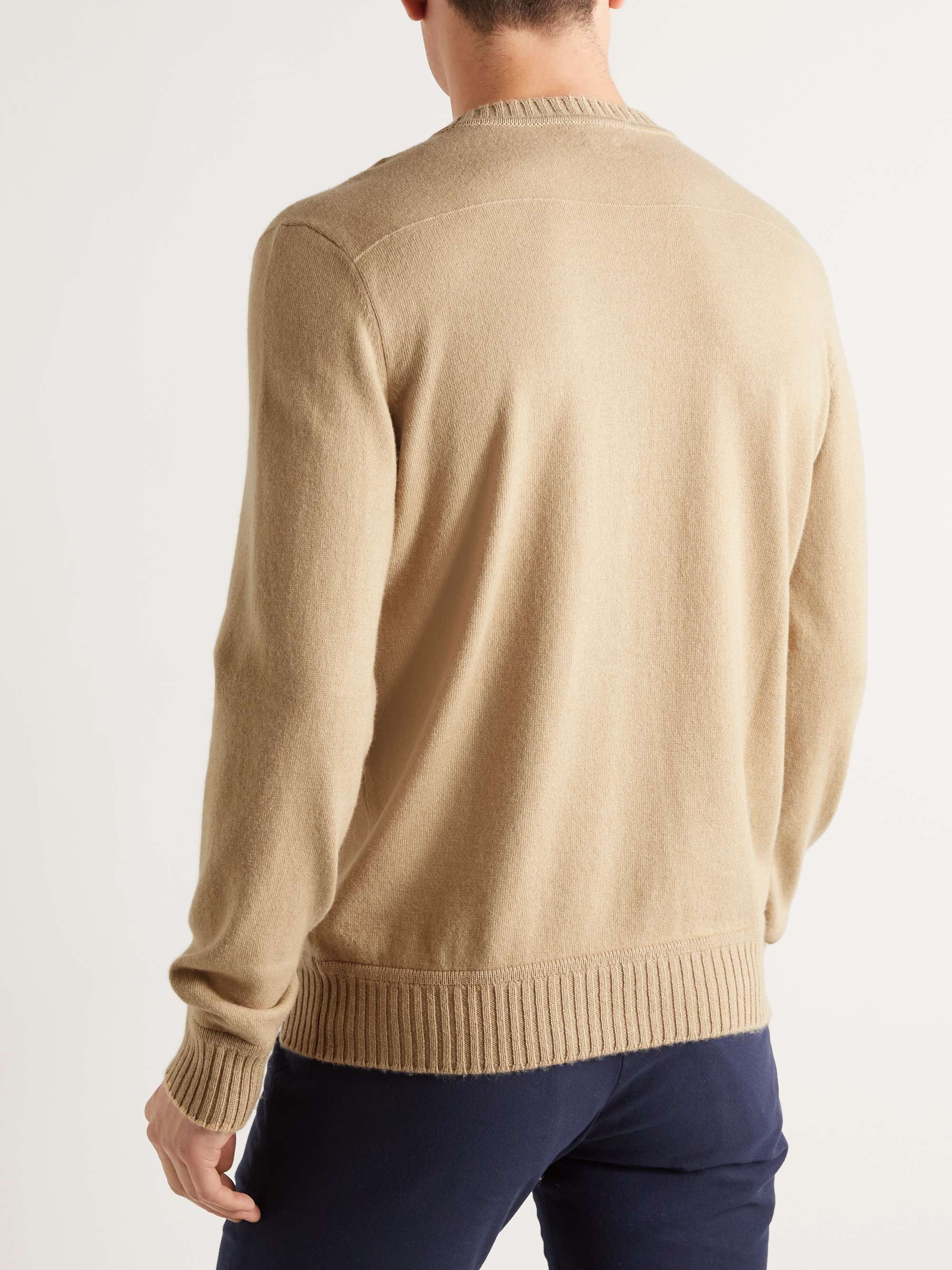 ZEGNA Cotton and Cashmere-Blend Sweater