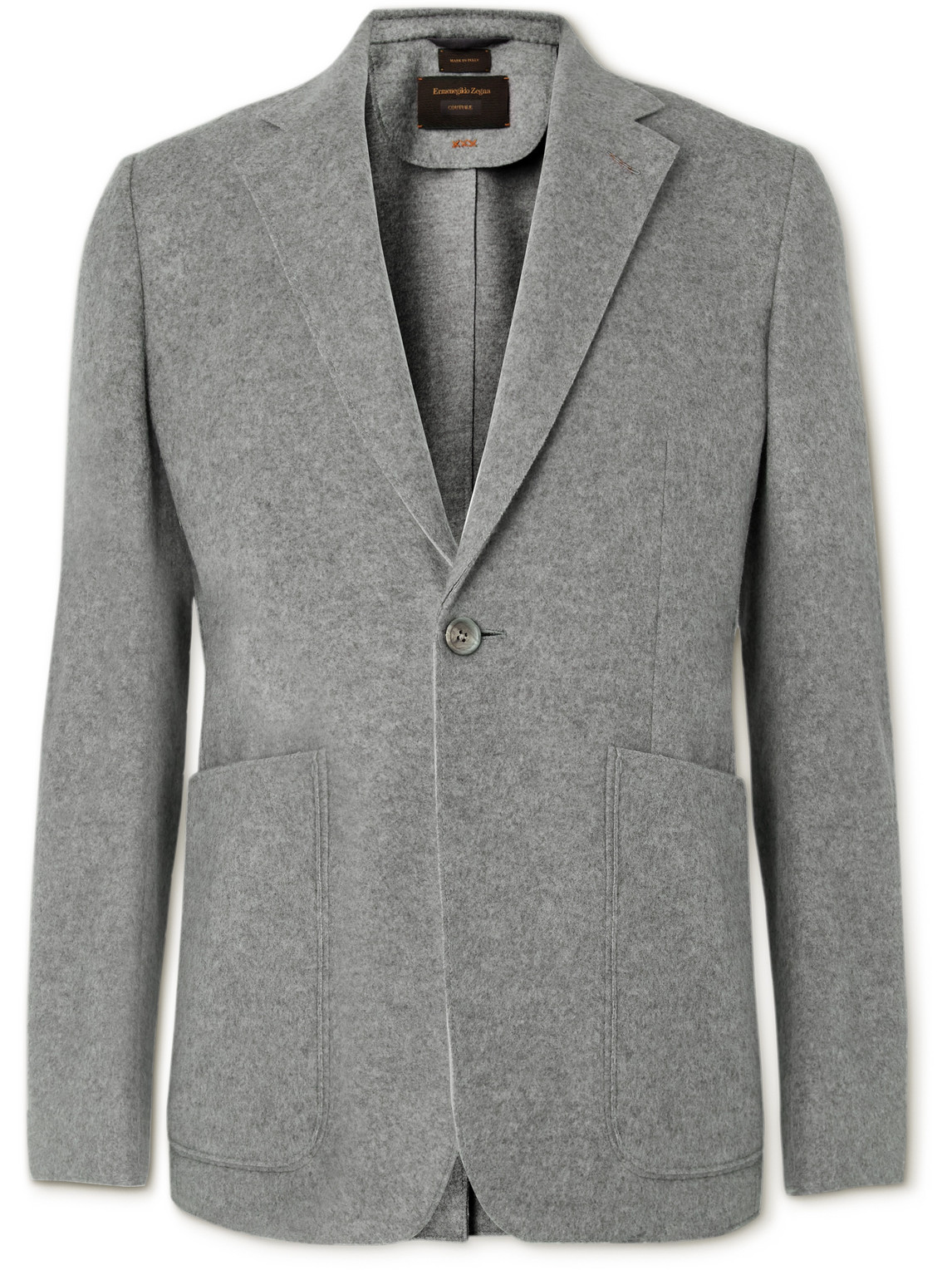 Zegna Cashmere and Wool-Blend Felt Suit Jacket