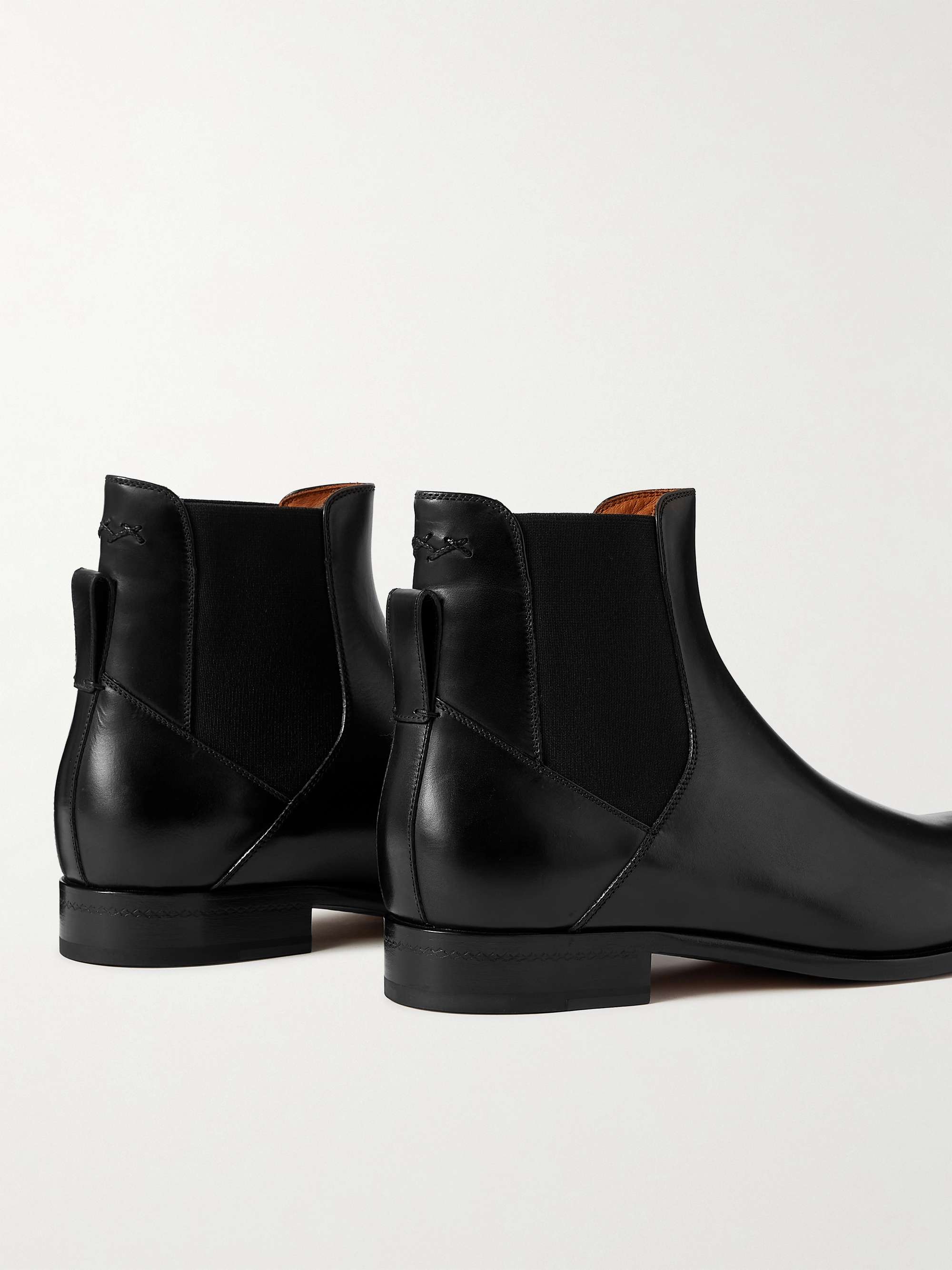 ZEGNA Leather Chelsea Boots