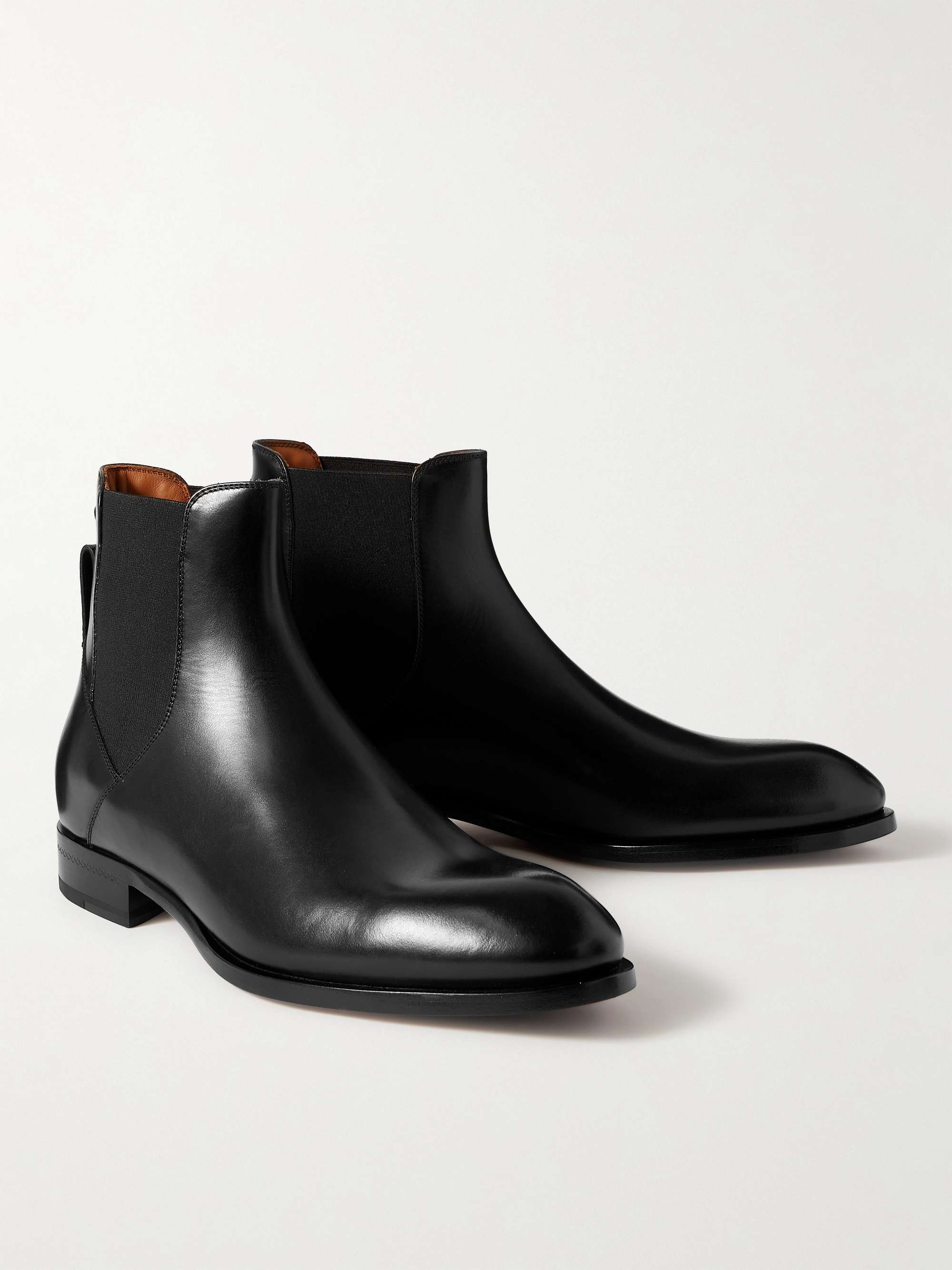 ZEGNA Leather Chelsea Boots