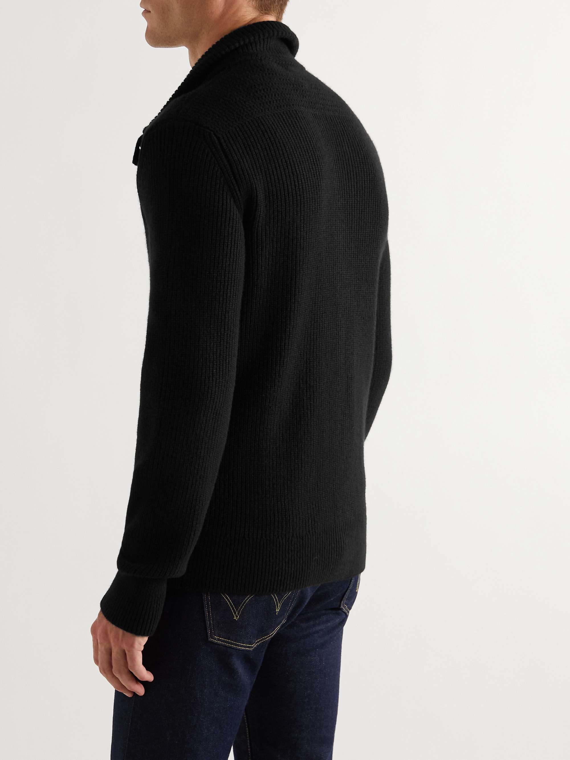 TOM FORD Ribbed Cashmere Cardigan